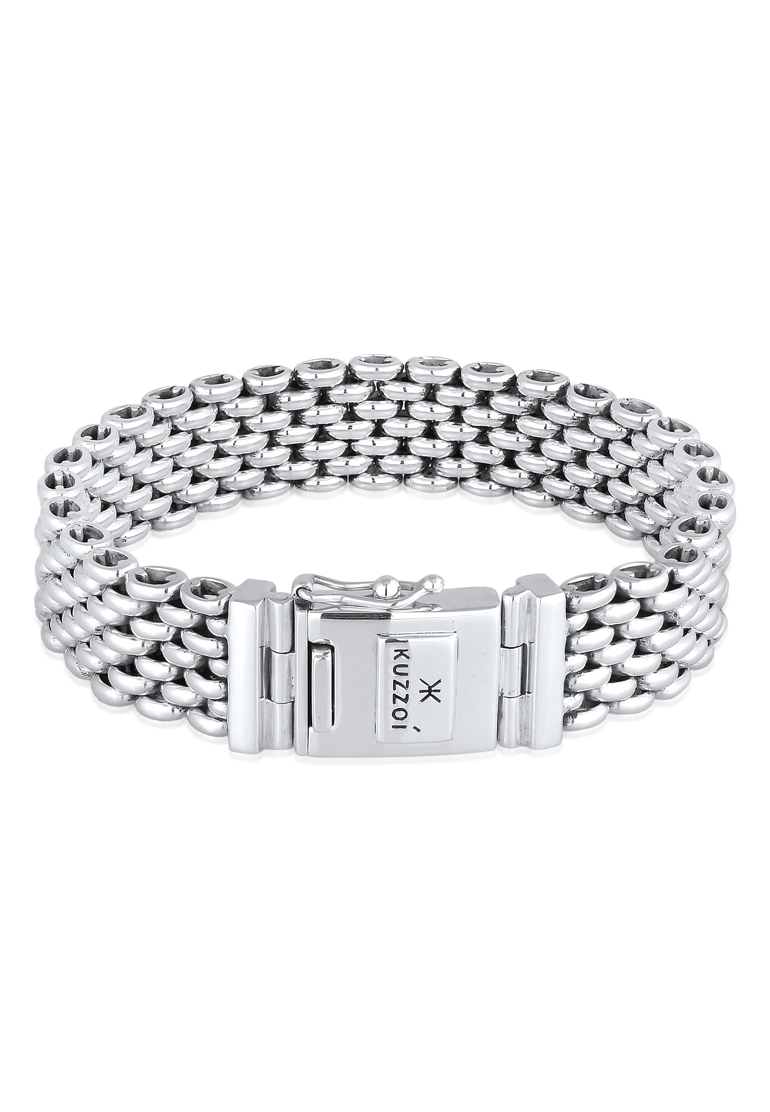 Kuzzoi Armband »Herren Kastenverschluss Silber« Breit bestellen 925 online Massiv