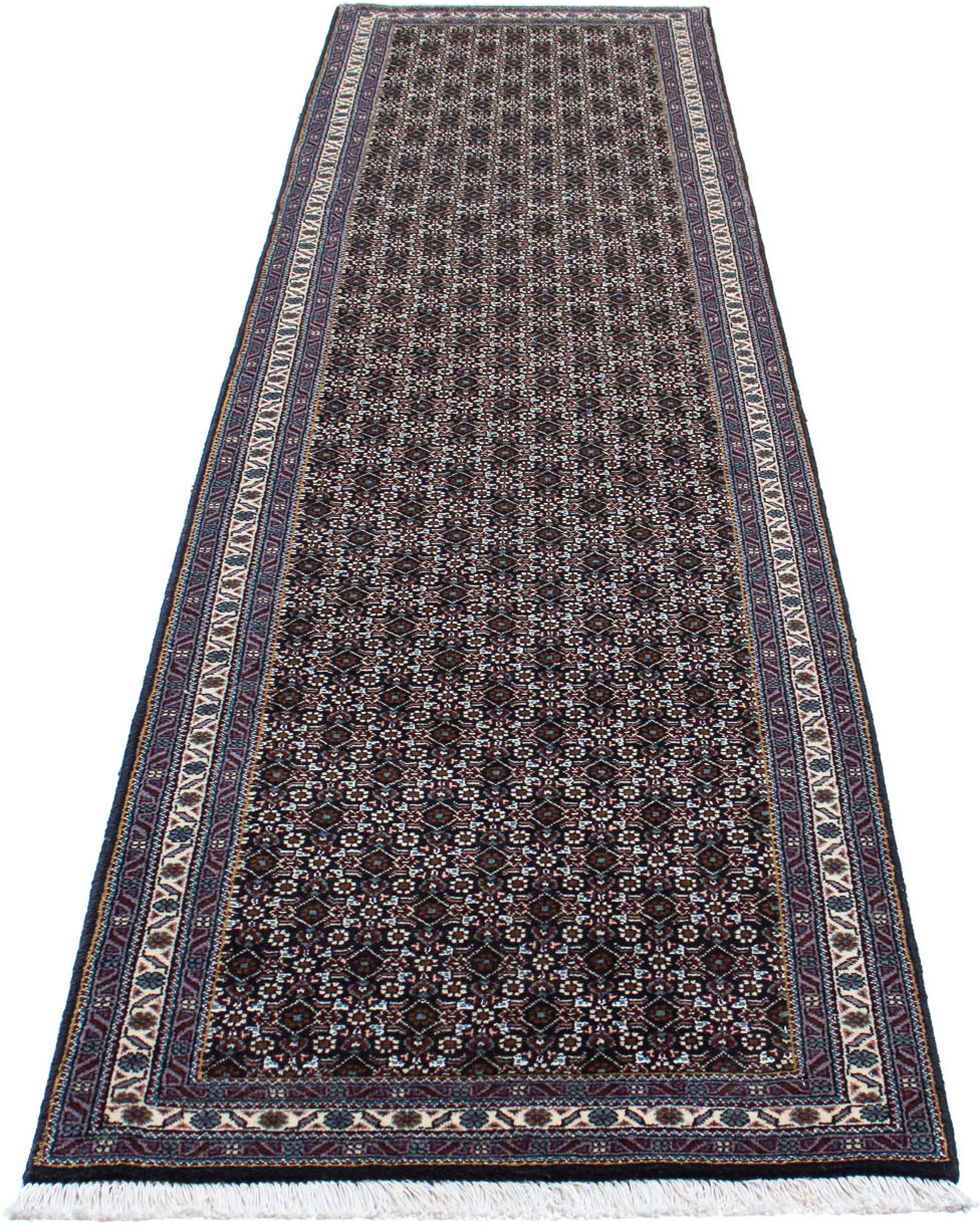 morgenland Orientteppich »Perser - Täbriz - 348 x 71 cm - grau«, rechteckig günstig online kaufen