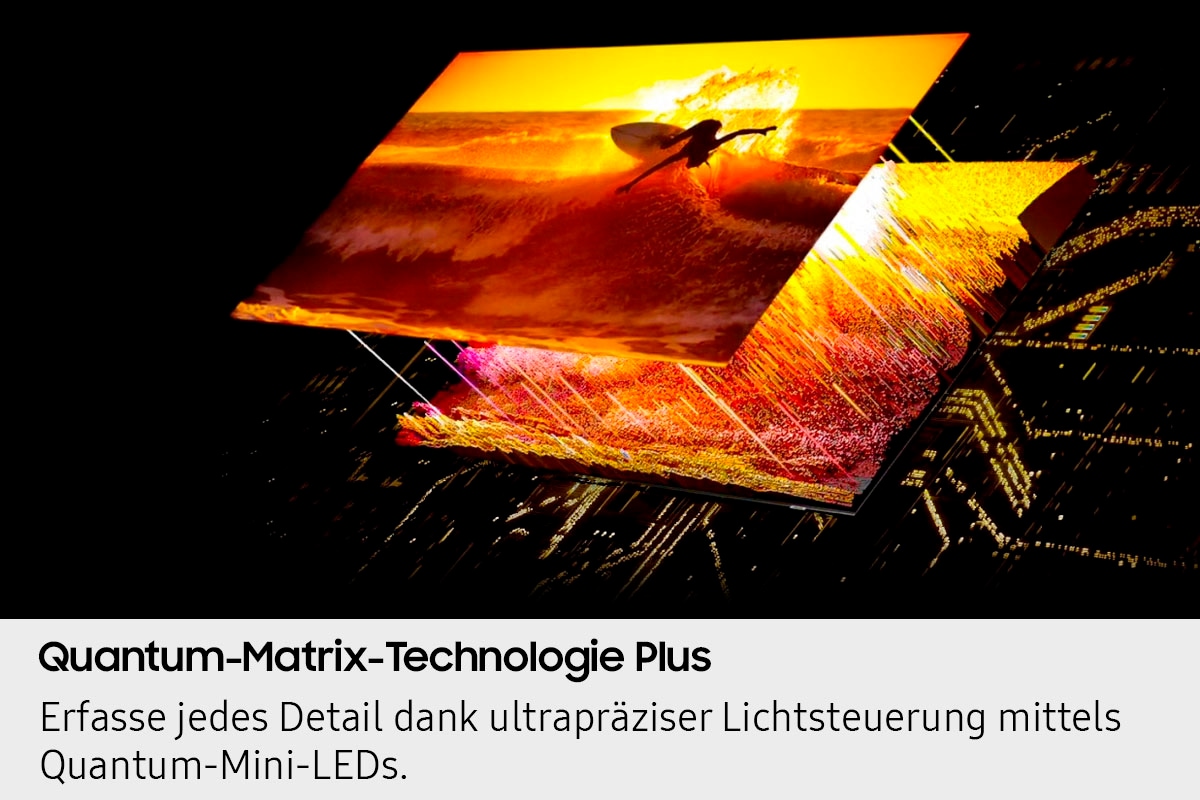 Samsung QLED-Fernseher »GQ65QN85FAU«, 4K Ultra HD, Smart-TV, NQ HDR+, 4K AI Upscaling, Dolby Atmos & AI Sound, Gaming bis zu 144Hz
