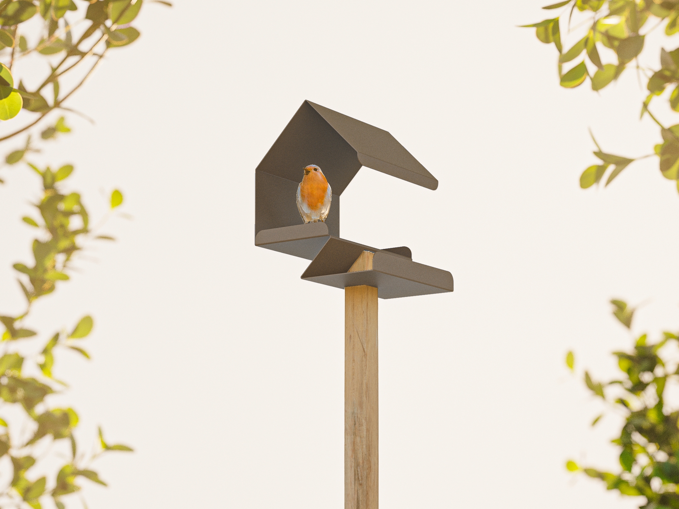 Alberts Vogelhaus »Gasthaus Kreativ«, zum aufhängen oder hinstellen, 15x15x18 cm