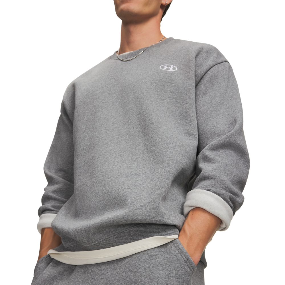 Under Armour® Sweatshirt »UA RIVAL FLC CREW«, aus Baumwolle und Polyester, erhältlich in den Größen S bis XXXL

