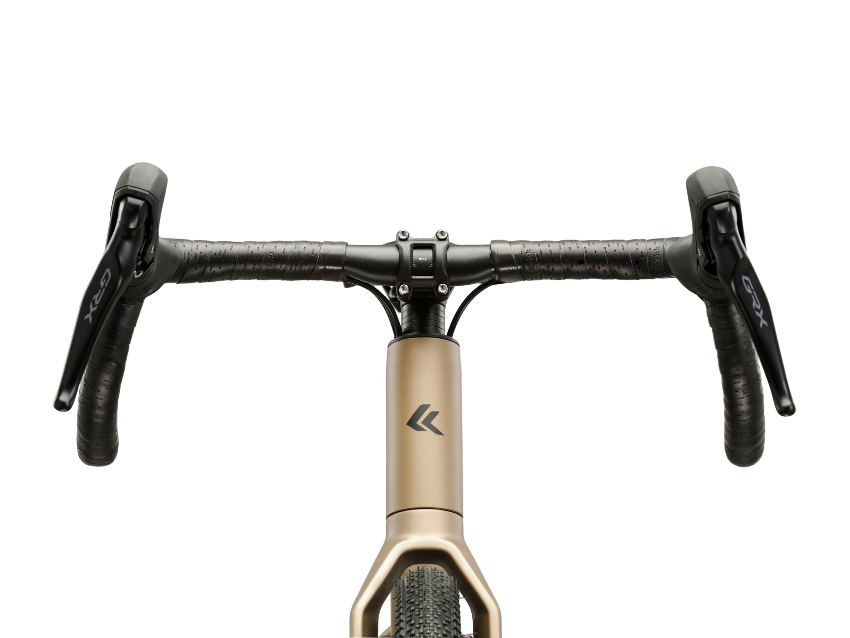 Kross Gravelbike »Gabel Carbon Esker 5.0 28" braun 12 Gänge 2026« 12 Gang Shimano GRX RX822 Schaltwerk Kettenschaltung Gabel aus Carbon