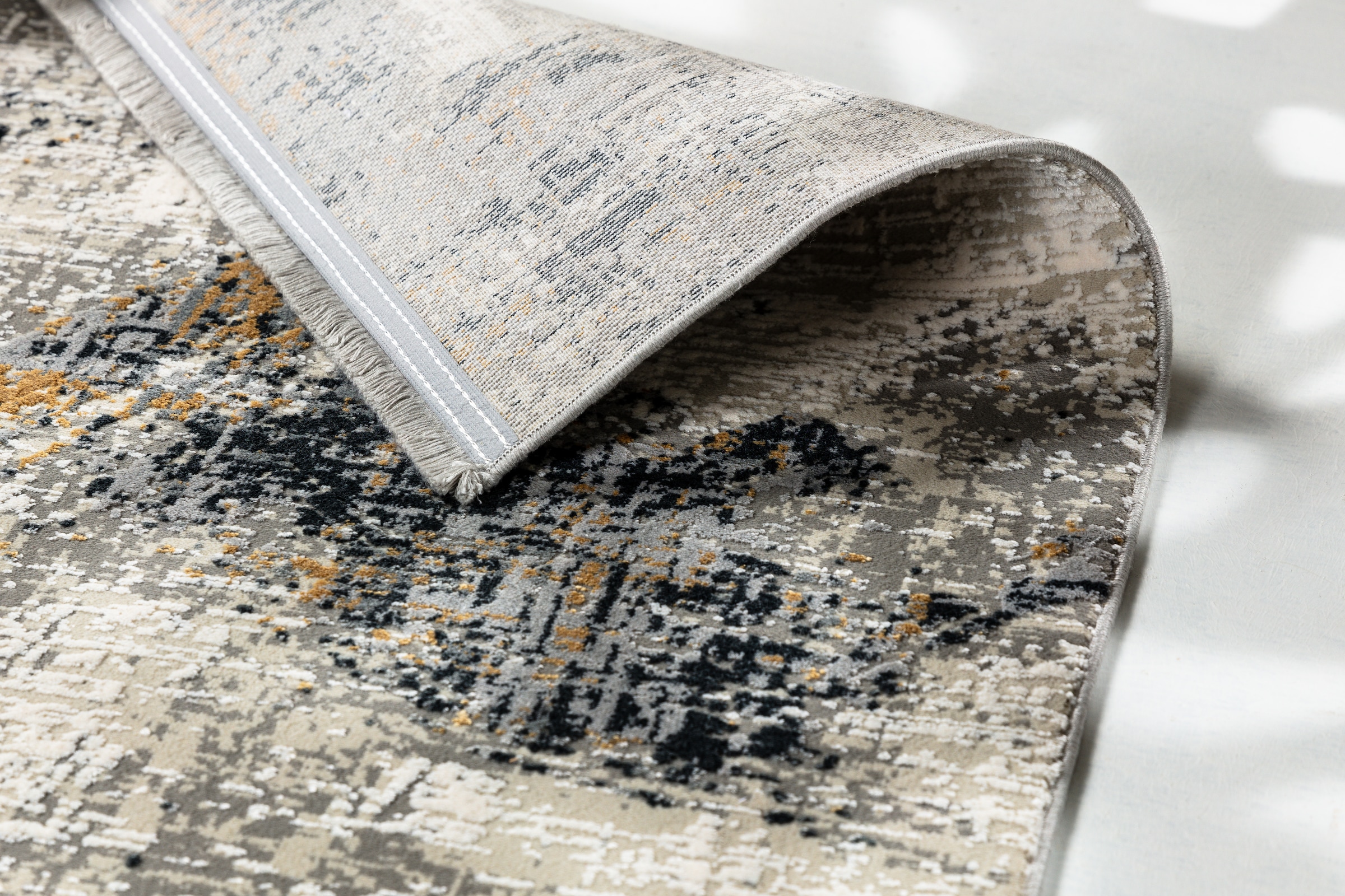 ASTRA Teppich »Positano 241«, rechteckig, 6 mm Höhe, weiche Oberfläsche mit Viskose Glanz, Kurzflor, Wohnzimmer