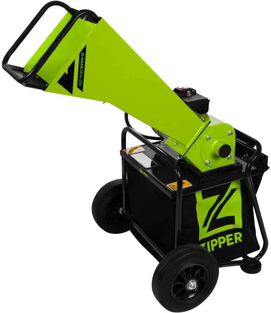 ZIPPER Häcksler, Auffangsackvolumen 65 l