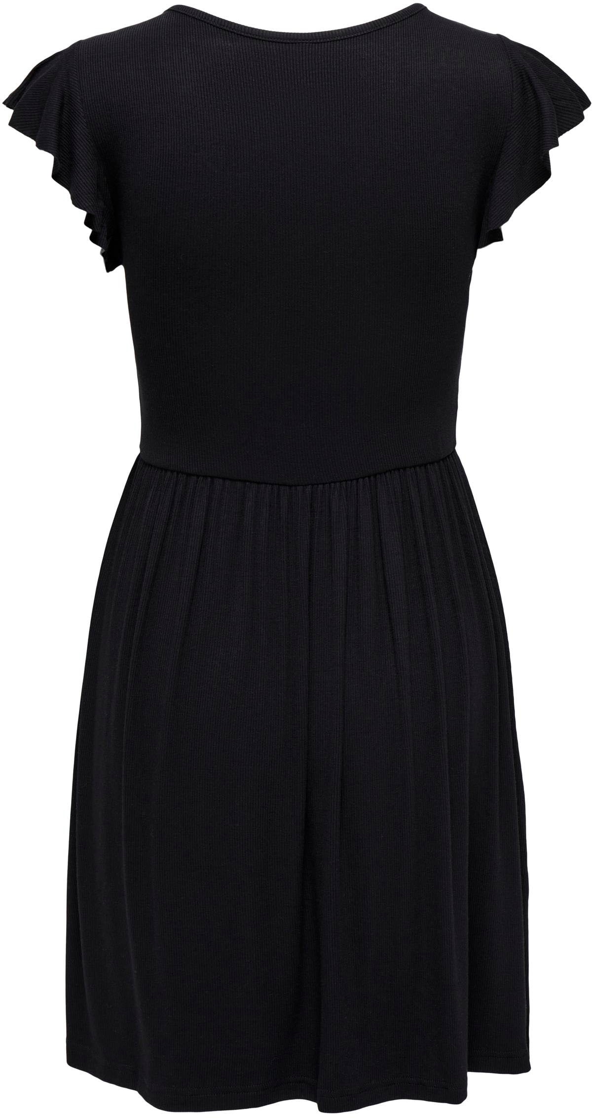 ONLY Jerseykleid »ONLBELIA S/L DRESS JRS« Viskosemischung, regular fit, V-Ausschnitt