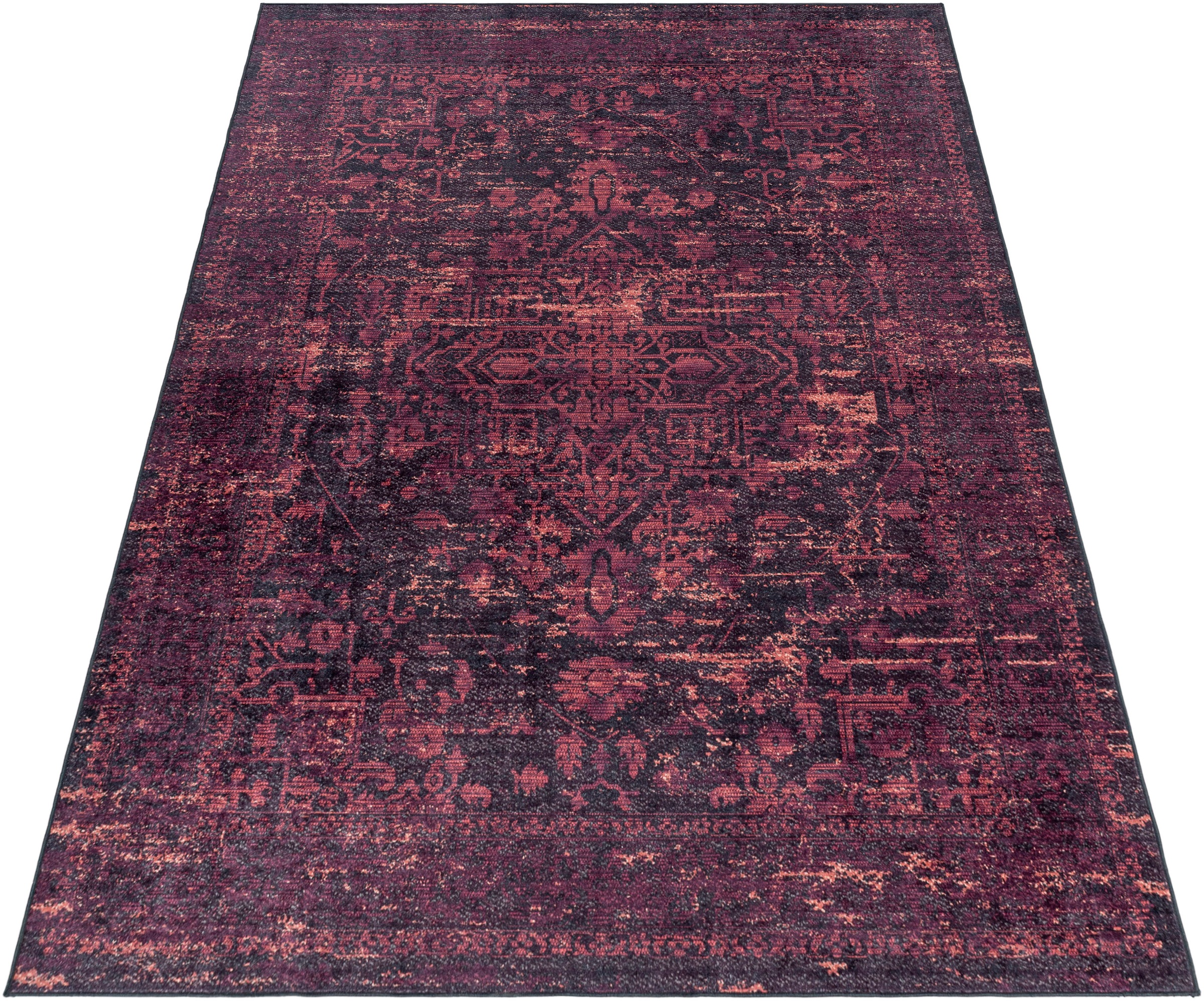 Ayyildiz Teppiche Teppich »FIESTA 4304«, rechteckig, 6 mm Höhe, Läufer, pfl günstig online kaufen
