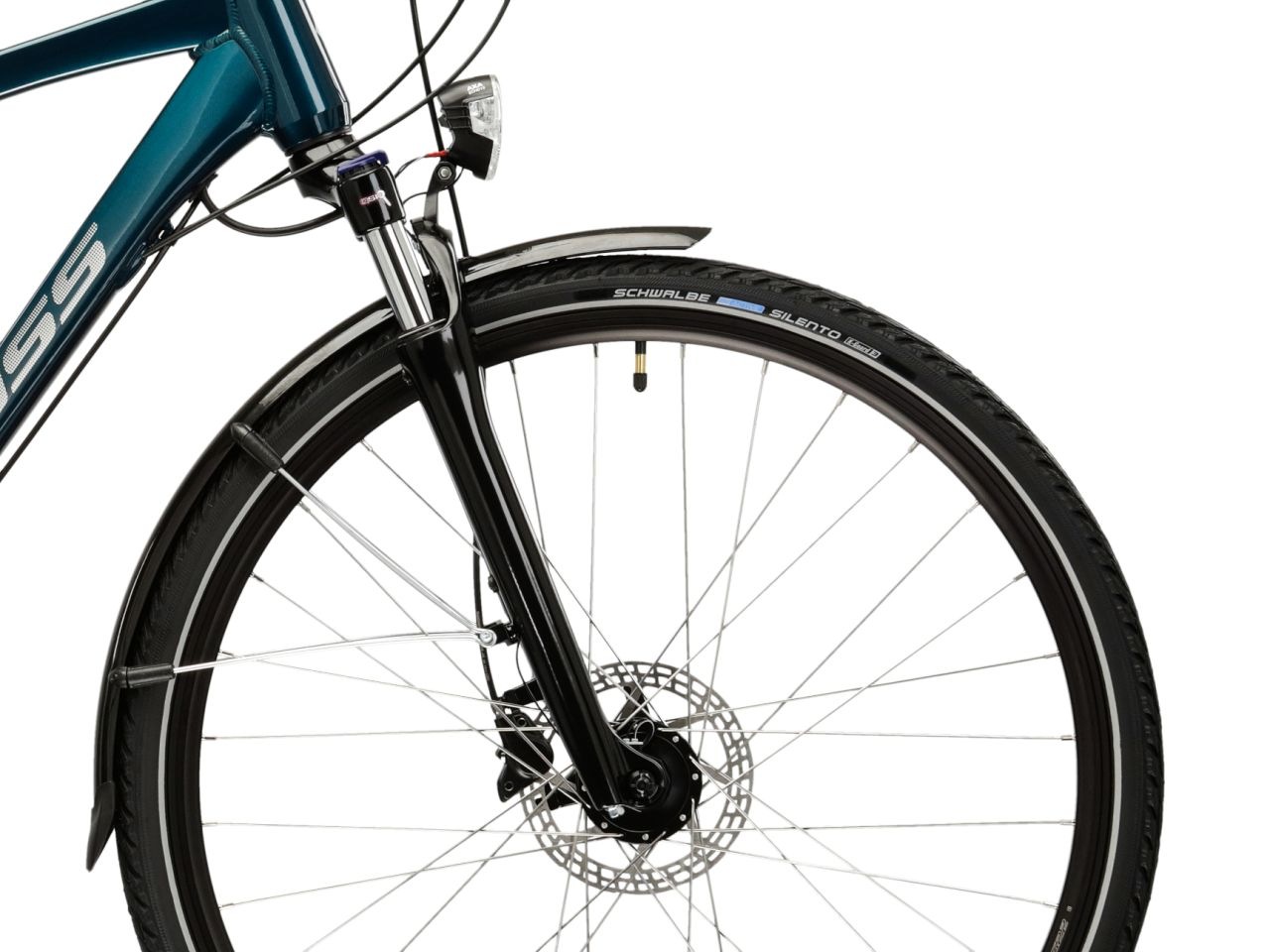 Kross Trekkingrad »KROSS Trekkingrad Herren 28" Explorer 45.0 blau 24 Gänge« 24 Gang Shimano DEORE M592 Schaltwerk Kettenschaltung