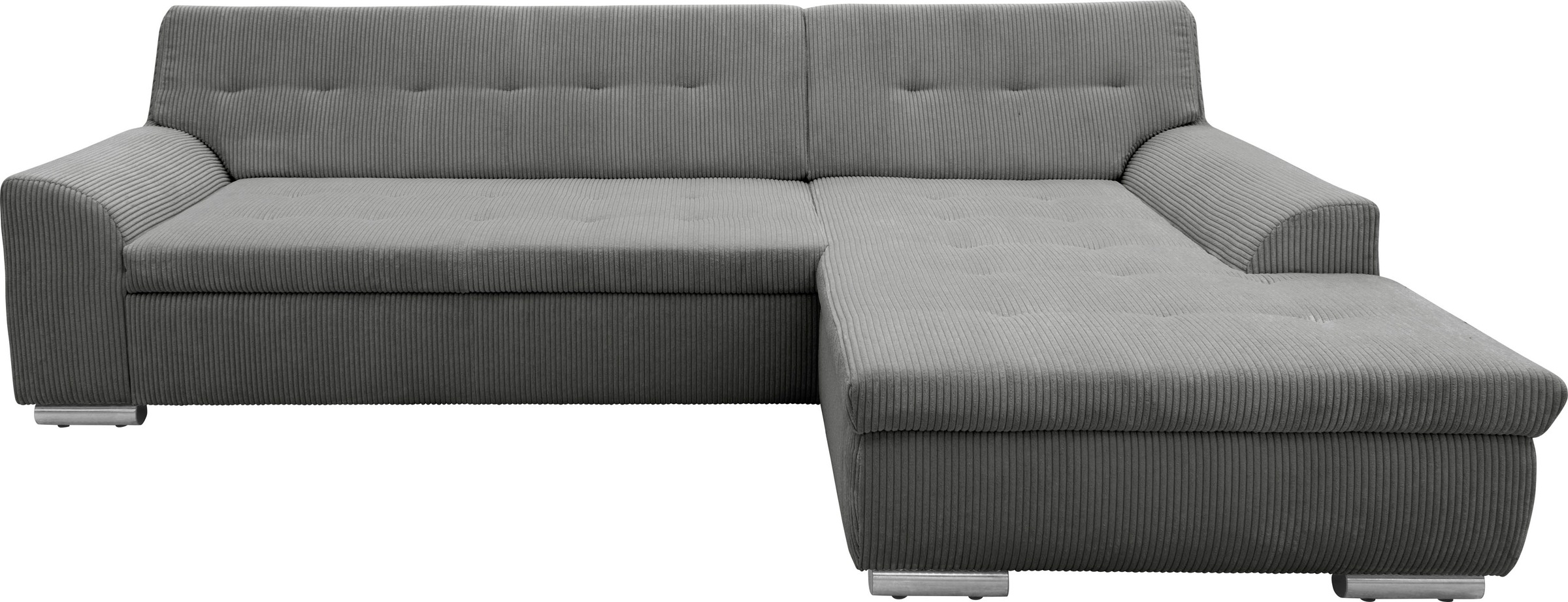 DOMO collection Ecksofa Treviso, wahlweise mit Bettfunktion, incl. Zierkiss günstig online kaufen