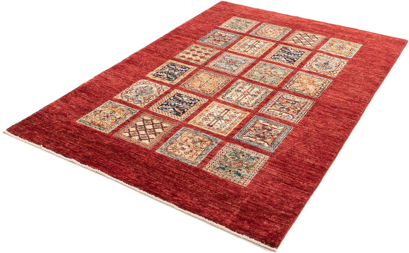 morgenland Orientteppich »Ziegler - 188 x 124 cm - rot«, rechteckig, Wohnzi günstig online kaufen