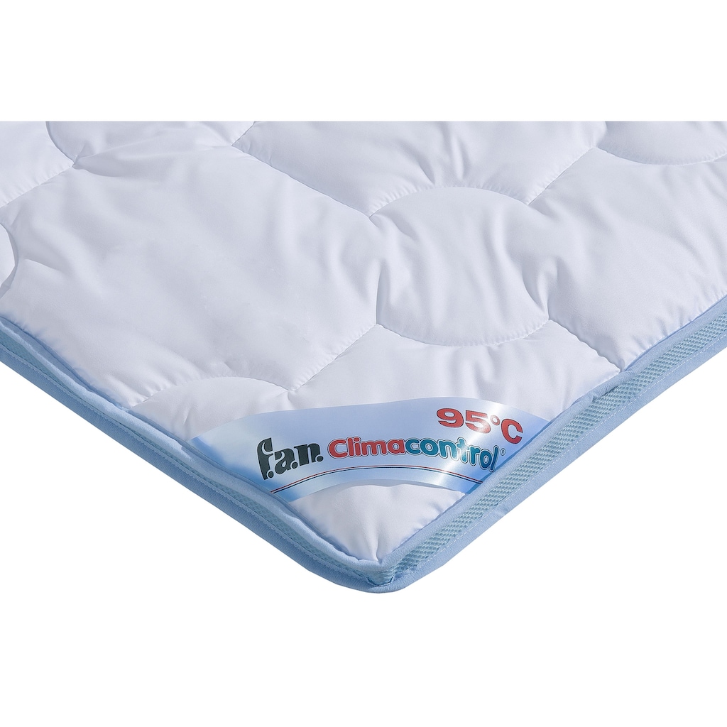 f.a.n. Schlafkomfort Microfaserbettdecke »Climacontrol®«, warm, (1 St.), optimierte Klimafunktion durch Lüftungsband