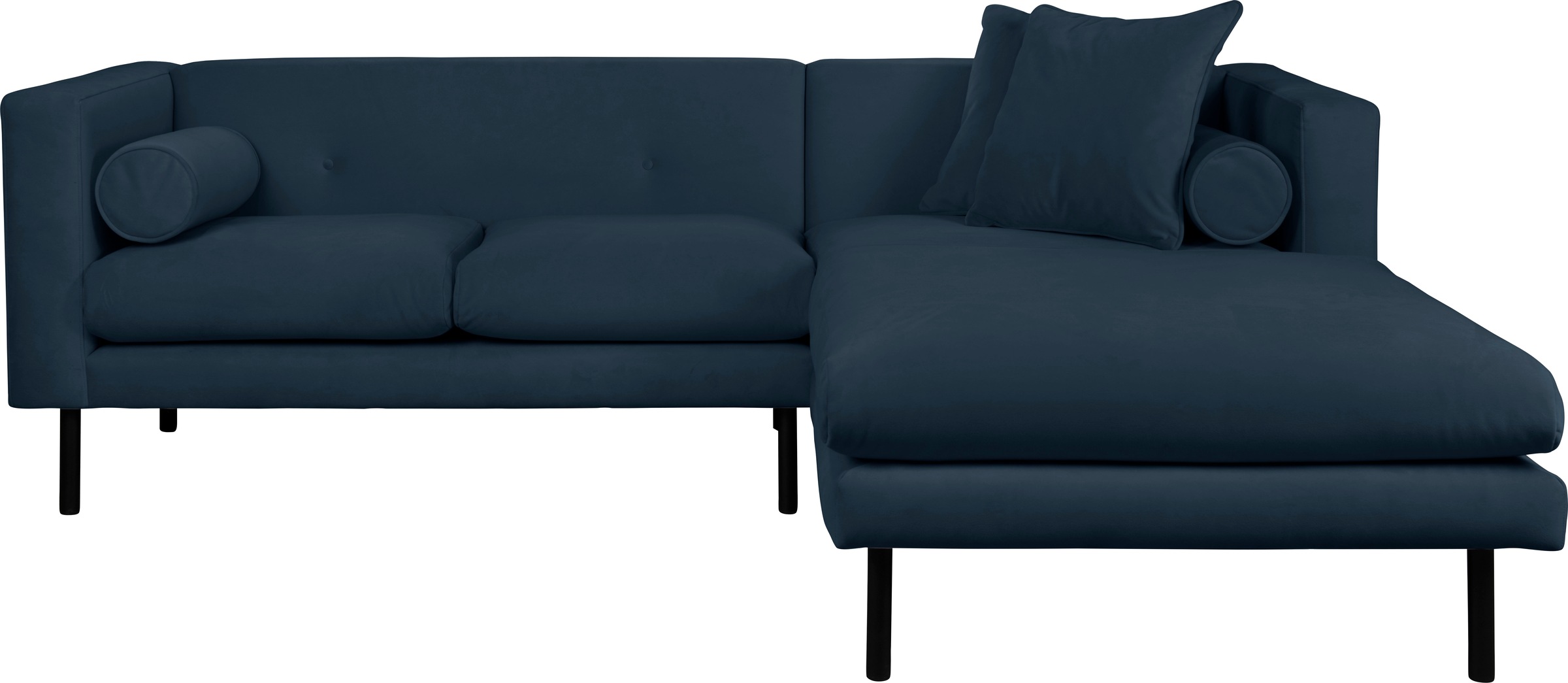 Guido Maria Kretschmer Home&Living Ecksofa »Lillibeth L-Form Designsofa, Maße B/T/H: 240/173/83 cm«, Zierkissen als Wendekissen, in Samtoptik oder Cord