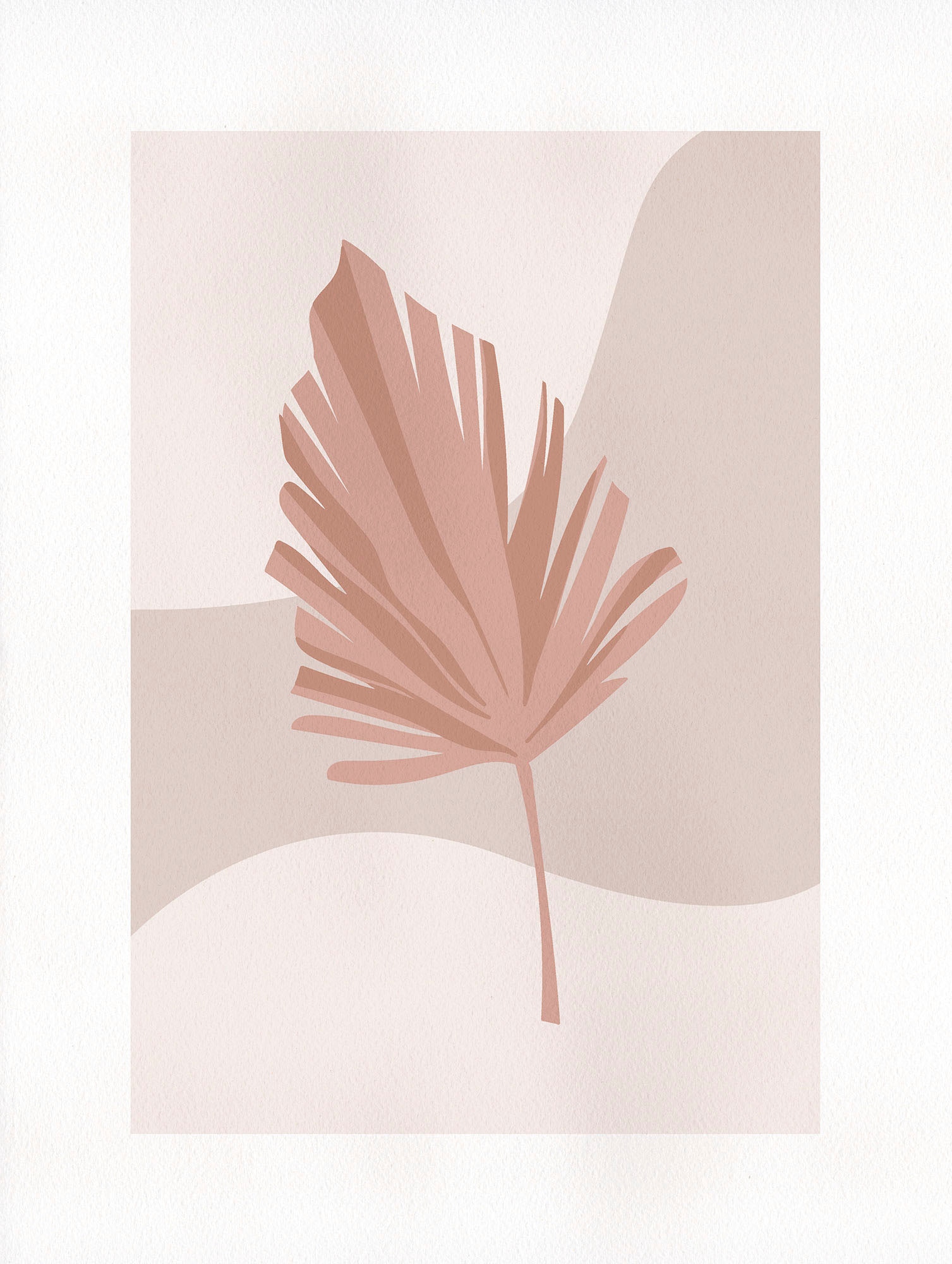 Komar Wandbild »Minimalist Leaf Lover«, (1 St.), Deutsches Premium-Poster  Fotopapier mit seidenmatter Oberfläche und hoher Lichtbeständigkeit. Für  fotorealistische Drucke mit gestochen scharfen Details und hervorragender  Farbbrillanz. bestellen