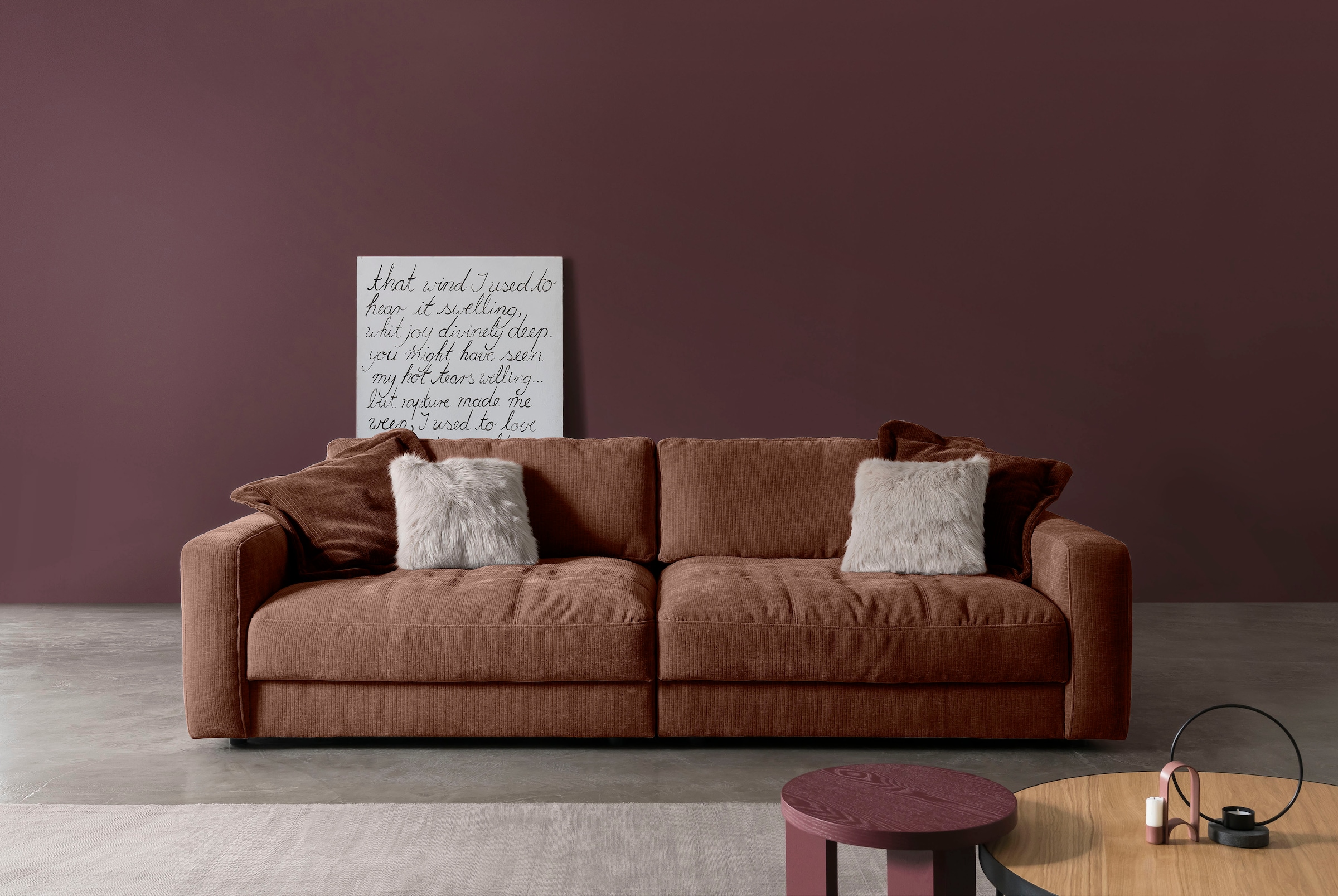 BETYPE Big-Sofa »Be Comfy«, legerer Sitzkomfort, wahlweise mit manueller Si günstig online kaufen