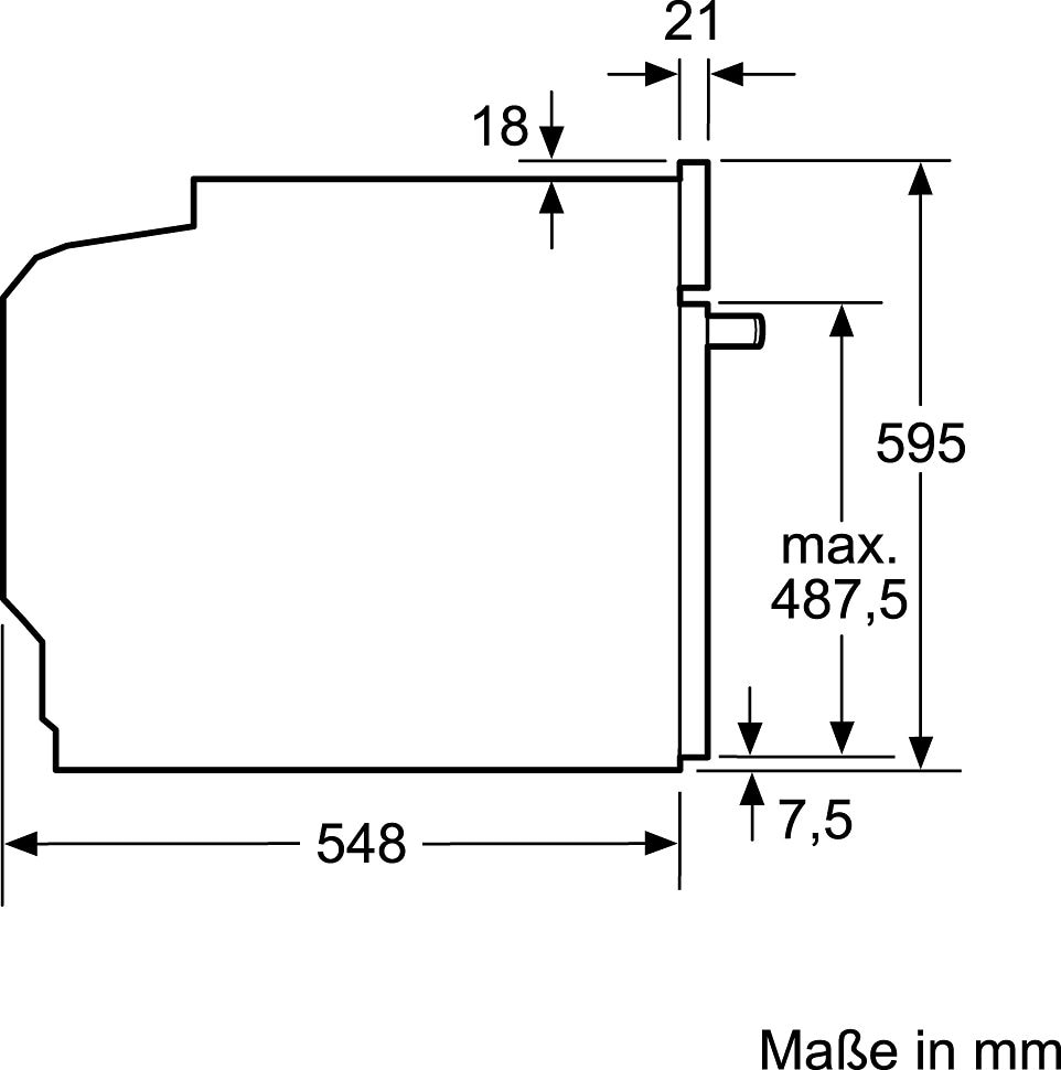 8. Bild von NEFF Pyrolyse Backofen »B55CR22N0«, N 70, B55CR22N0, mit Teleskopauszug nachrüstbar, Pyrolyse-Selbstreinigung, mit Slide&Hide®