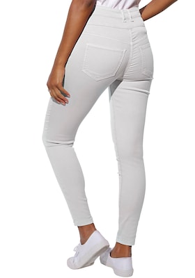 weiße High Waist Jeans