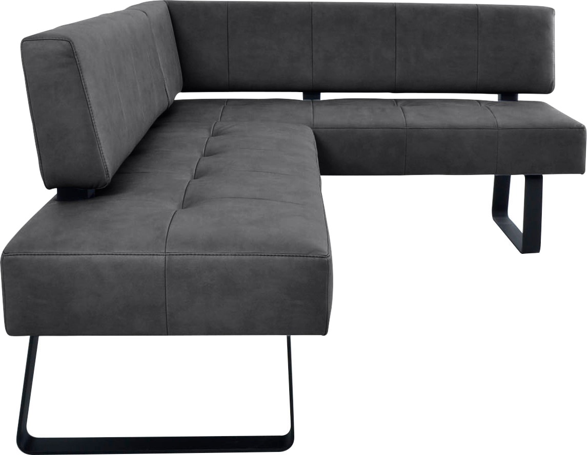 K+W Komfort & Wohnen Eckbank »Spider II«, Sitzsteppung, bequem durch Sandwichbauweise, 2 Stellmaße