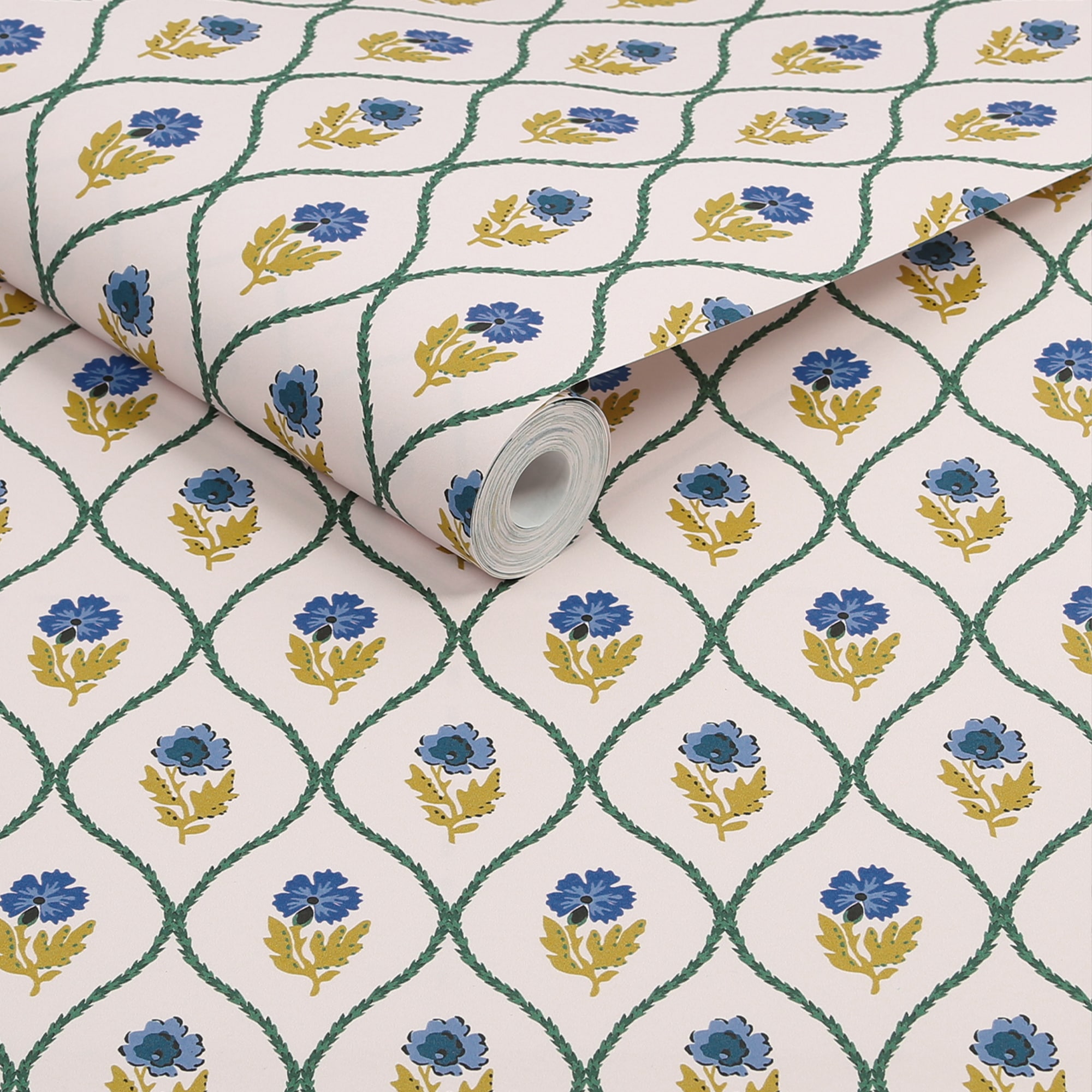 Joules Vliestapete »Trellis Floral Gold«, Design Tapeten