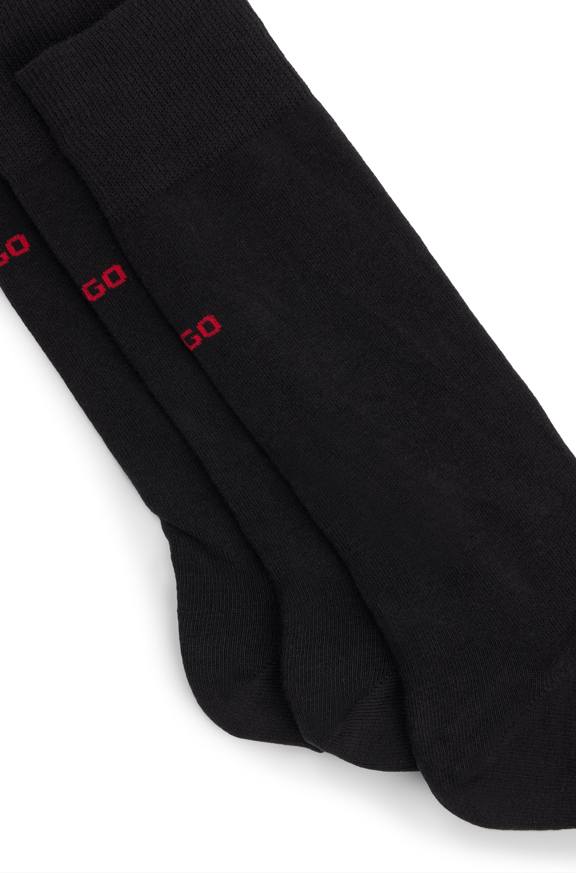 HUGO Underwear Businesssocken »3P RS UNI CC«, (Packung, 3 Paar, 3er Pack), mit kontrastfarbenen HUGO Logo-Schriftzug