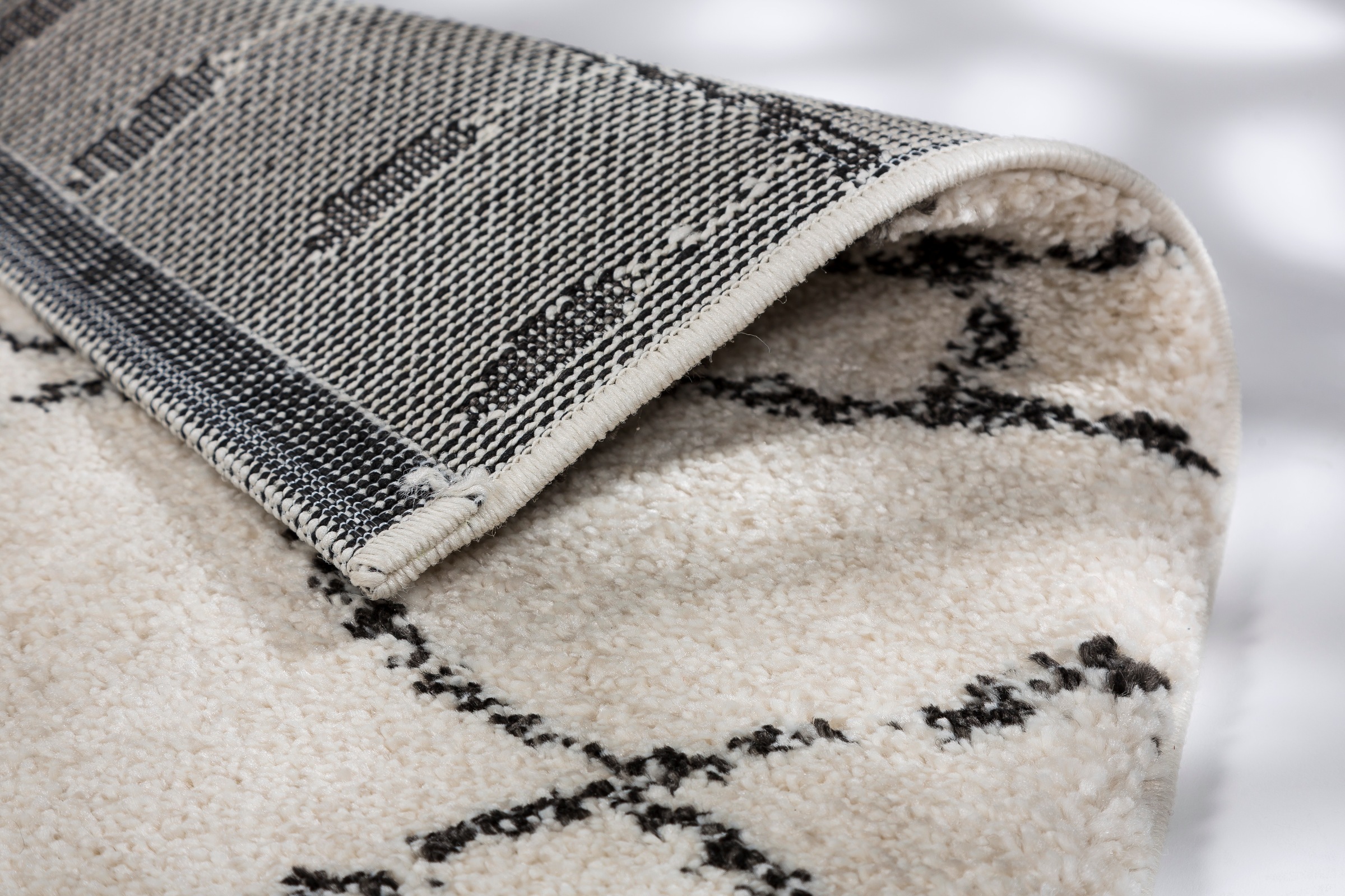 SCHÖNER WOHNEN-Kollektion Hochflor-Teppich »Winsome 6318-241«, rechteckig, 25 mm Höhe, Langflor, Hoch Tief Struktur, Wohnzimmer, Schöner Wohnen Kollektion