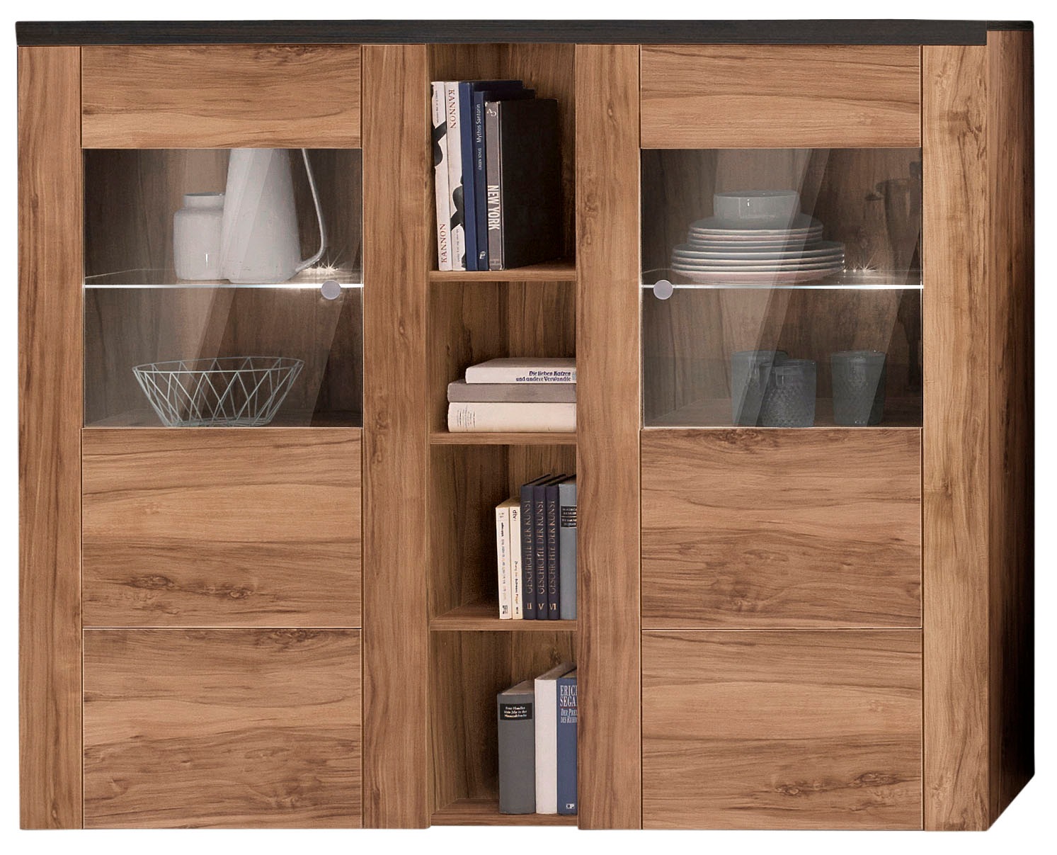 Home affaire Highboard »Larona, zeitlose Hochkommode mit 2 Türen, Türkommod günstig online kaufen