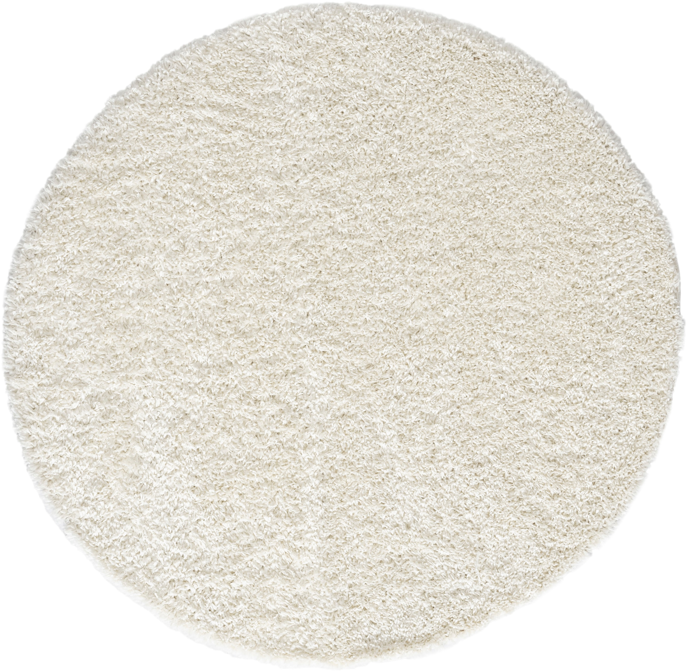 Myflair Möbel & Accessoires Hochflor-Teppich »My Shaggy«, rund, 37 mm Höhe, Shaggy, Uni Farben, leicht glänzend, Microfaser, extra flauschig