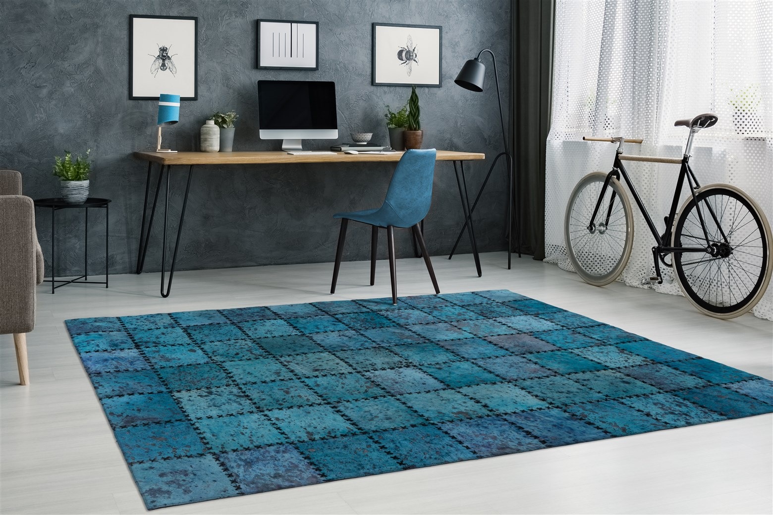 Arte Espina Teppich »Voila 100«, rechteckig, handgenähter Flachflor-Teppich günstig online kaufen