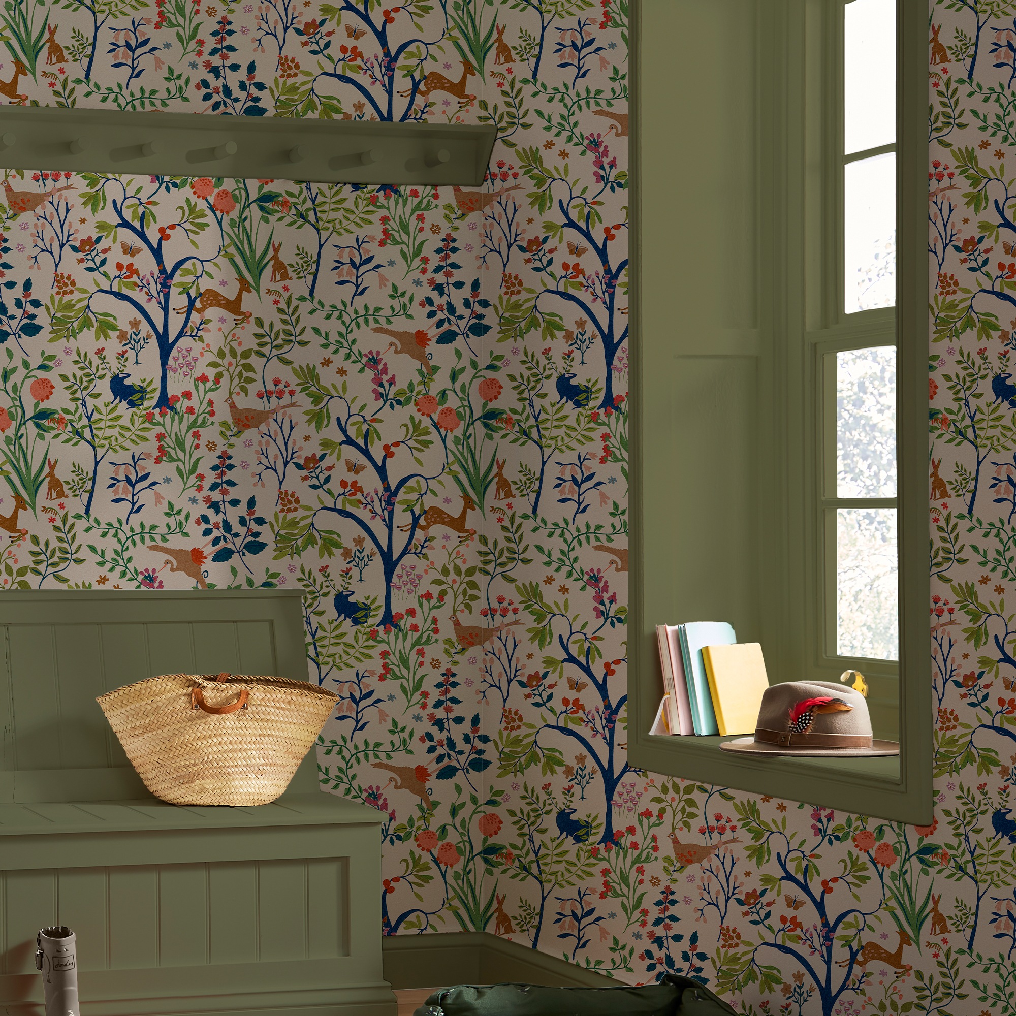 Joules Vliestapete »Enchanted Woodland Antique«, Design Tapeten günstig online kaufen