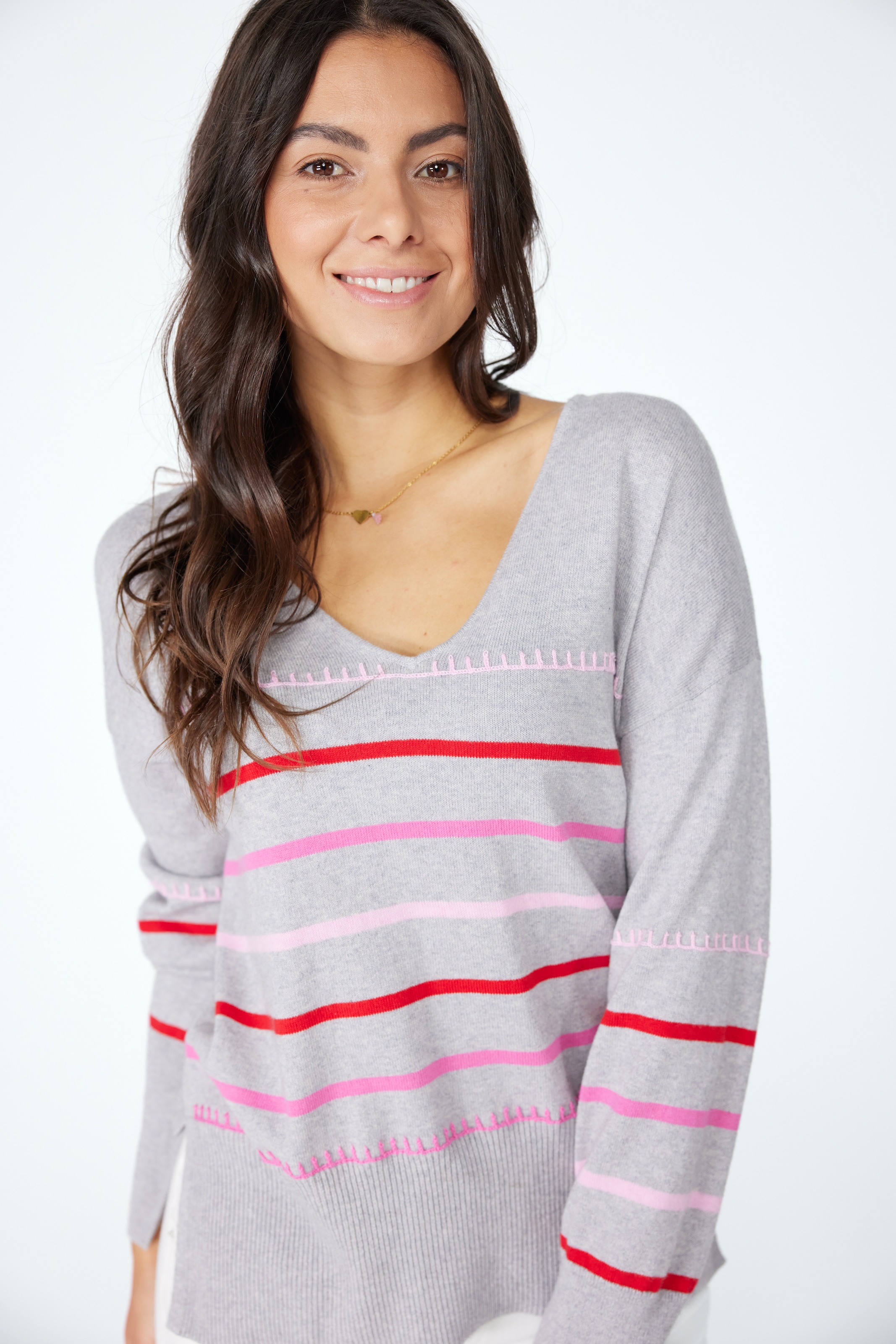 Lieblingsstück Strickpullover »KaylaEP«, mit Streifen