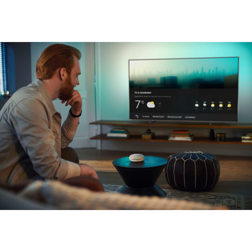 Philips LED-Fernseher »65PUS8106/12«, 164 cm/65 Zoll, 4K Ultra HD, Android TV-Smart-TV, 3-seitiges Ambilight