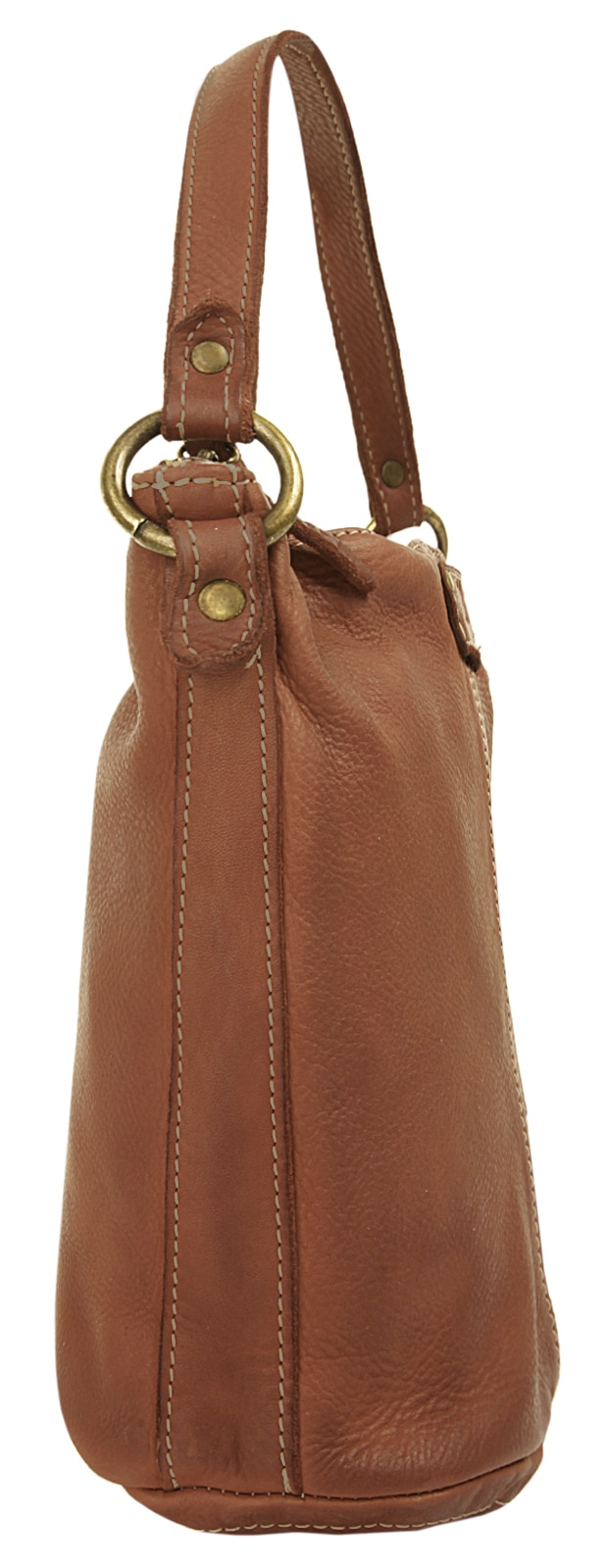 Cluty Umhängetasche echt Leder, Made in Italy