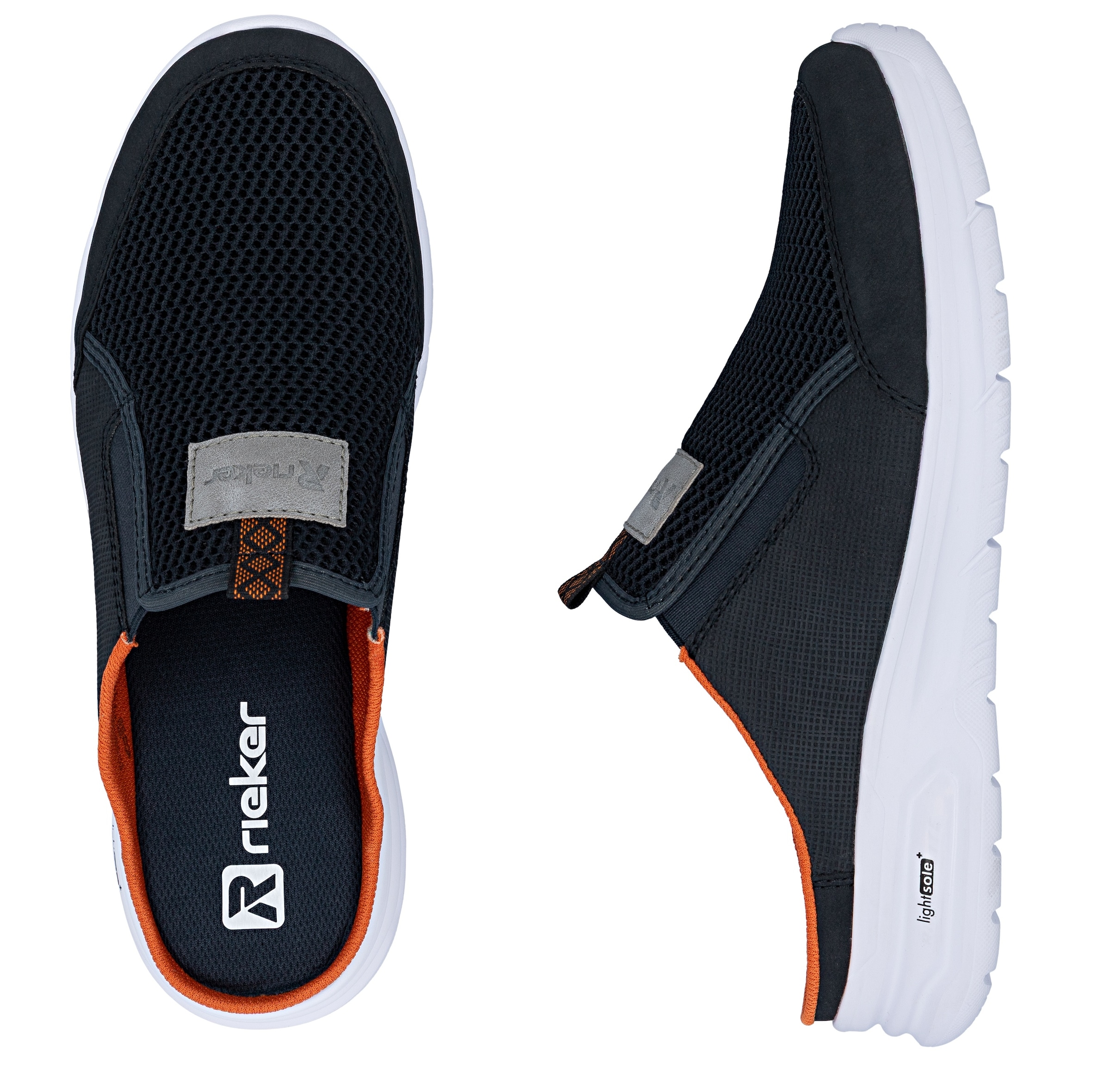 Rieker Clog  , Sommerschuh, Schlappen, Urlaub, in sportlicher Optik