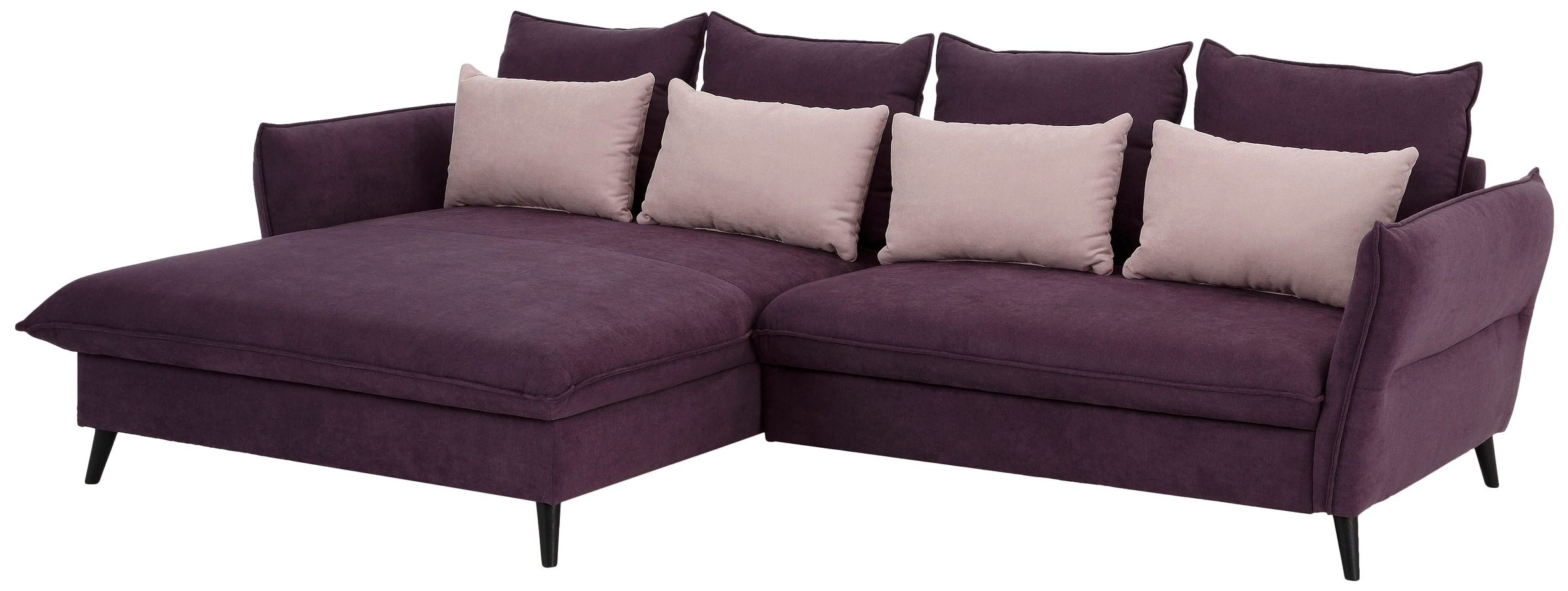 Home affaire Ecksofa »Tirano, moderne Optik, komfortabel, Breite 274cm,L-Fo günstig online kaufen