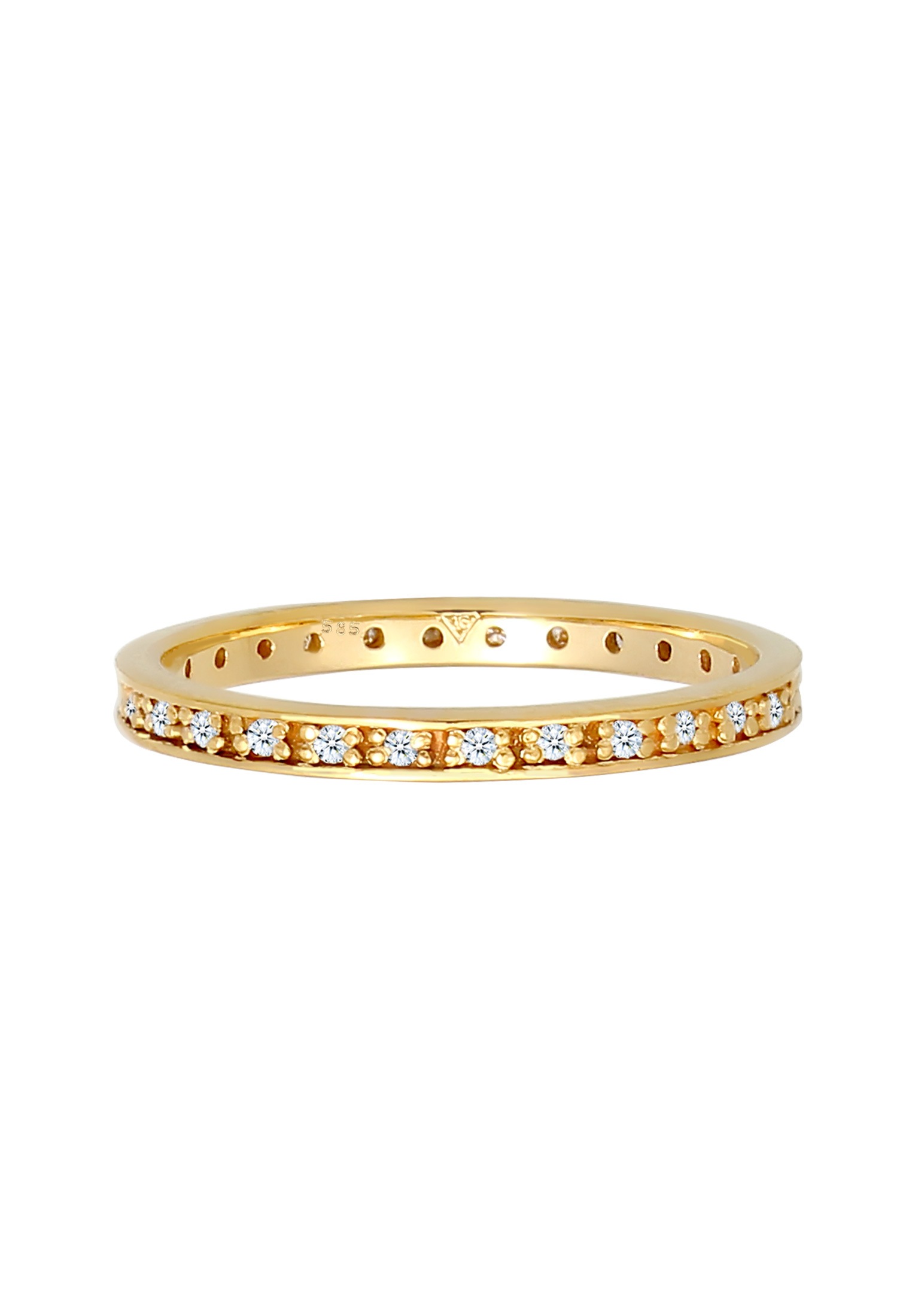 Elli DIAMONDS Verlobungsring »Verlobungsring Diamant (0.14 ct) 585 Gelbgold«