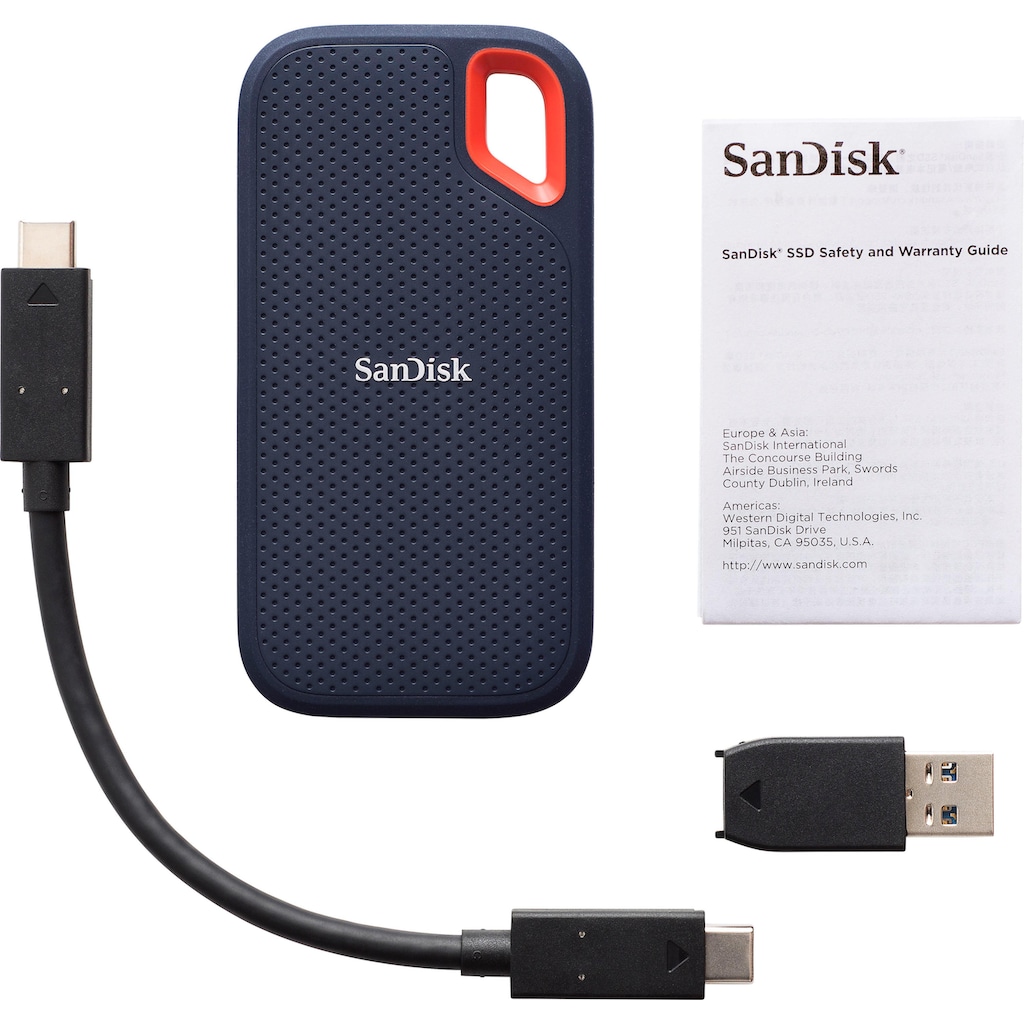 Sandisk externe SSD »Extreme Portable SSD«, Anschluss USB 3.1