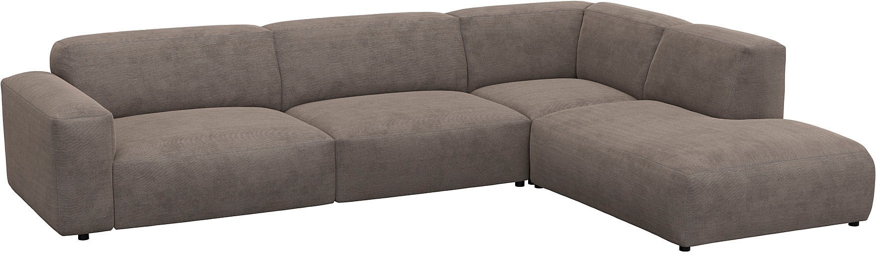 FLEXLUX Ecksofa "Lucera, super bequem durch hochwertigen Sitzaufbau mit Kal günstig online kaufen