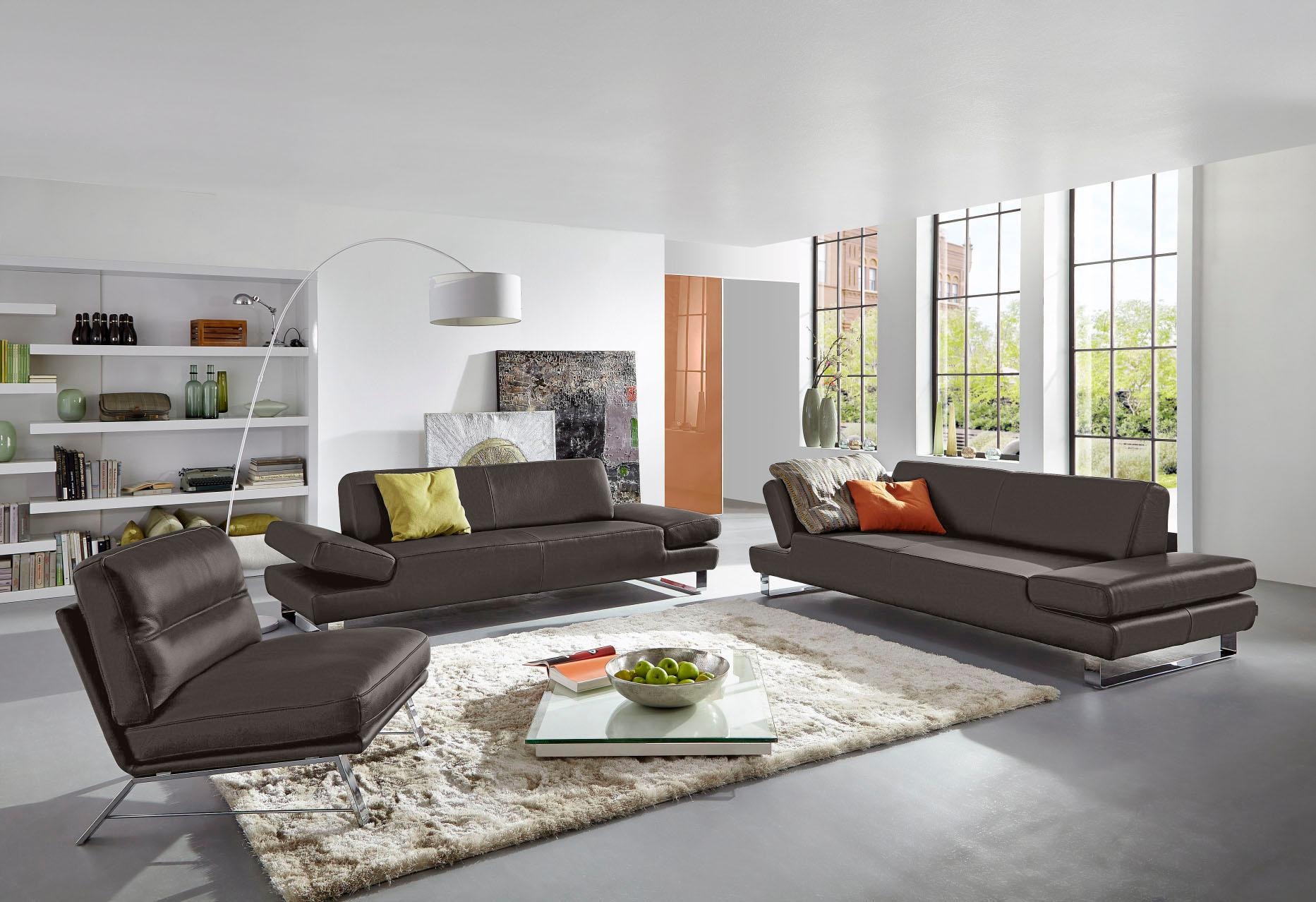 W.SCHILLIG 2-Sitzer »taboo Designsofa mit hohem Sitzkomfort«, mit Normaltiefe, inklusive Armlehnenverstellung
