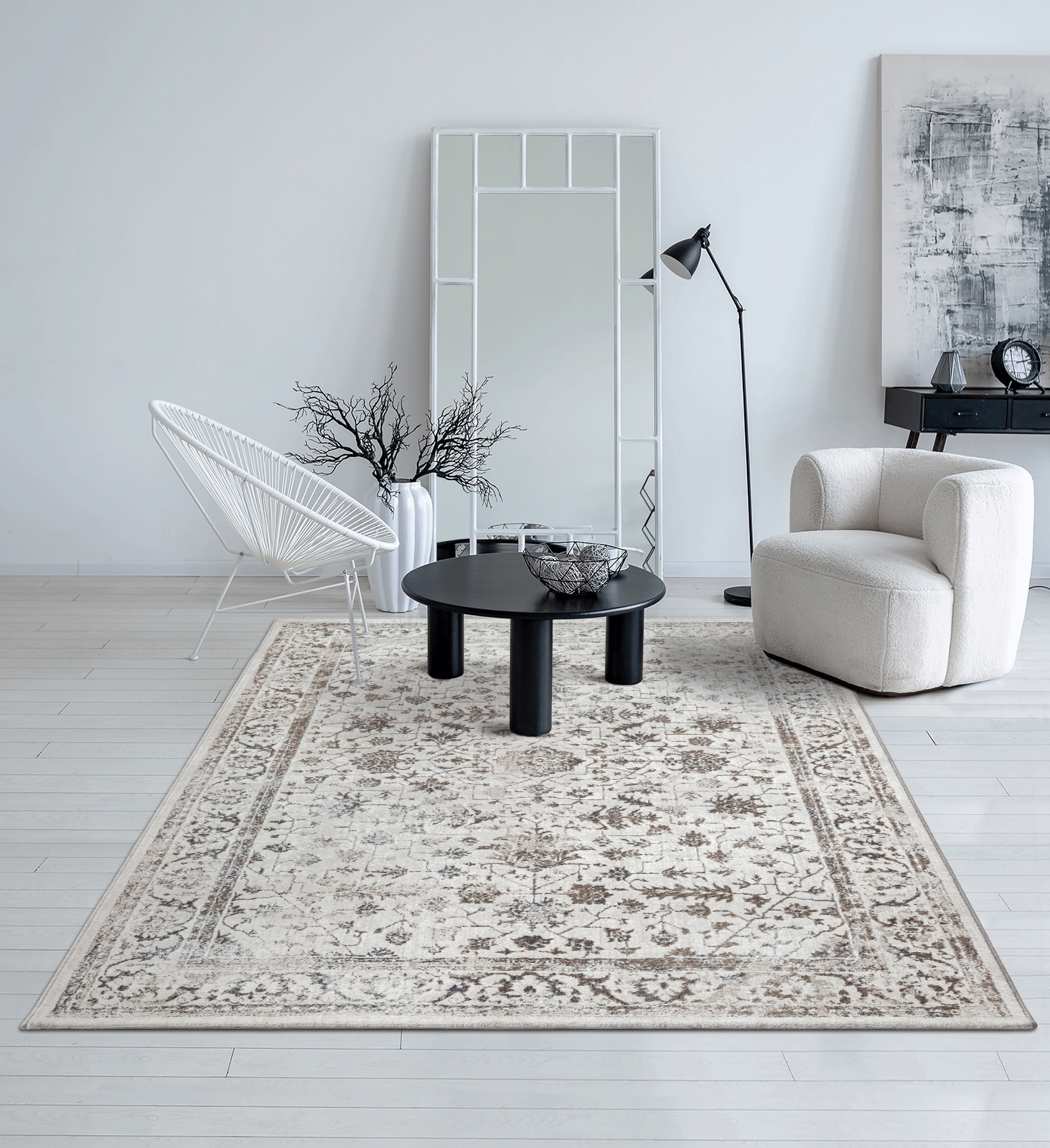 the carpet Teppich »Mila«, rechteckig, 8 mm Höhe, moderner Wohnzimmer Teppi günstig online kaufen