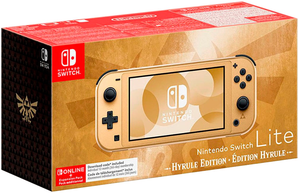 Nintendo Switch Spielekonsole »Lite – Hyrule-Edition + Zelda: Echoes of Wisdom + Zelda-Schriftrolle«