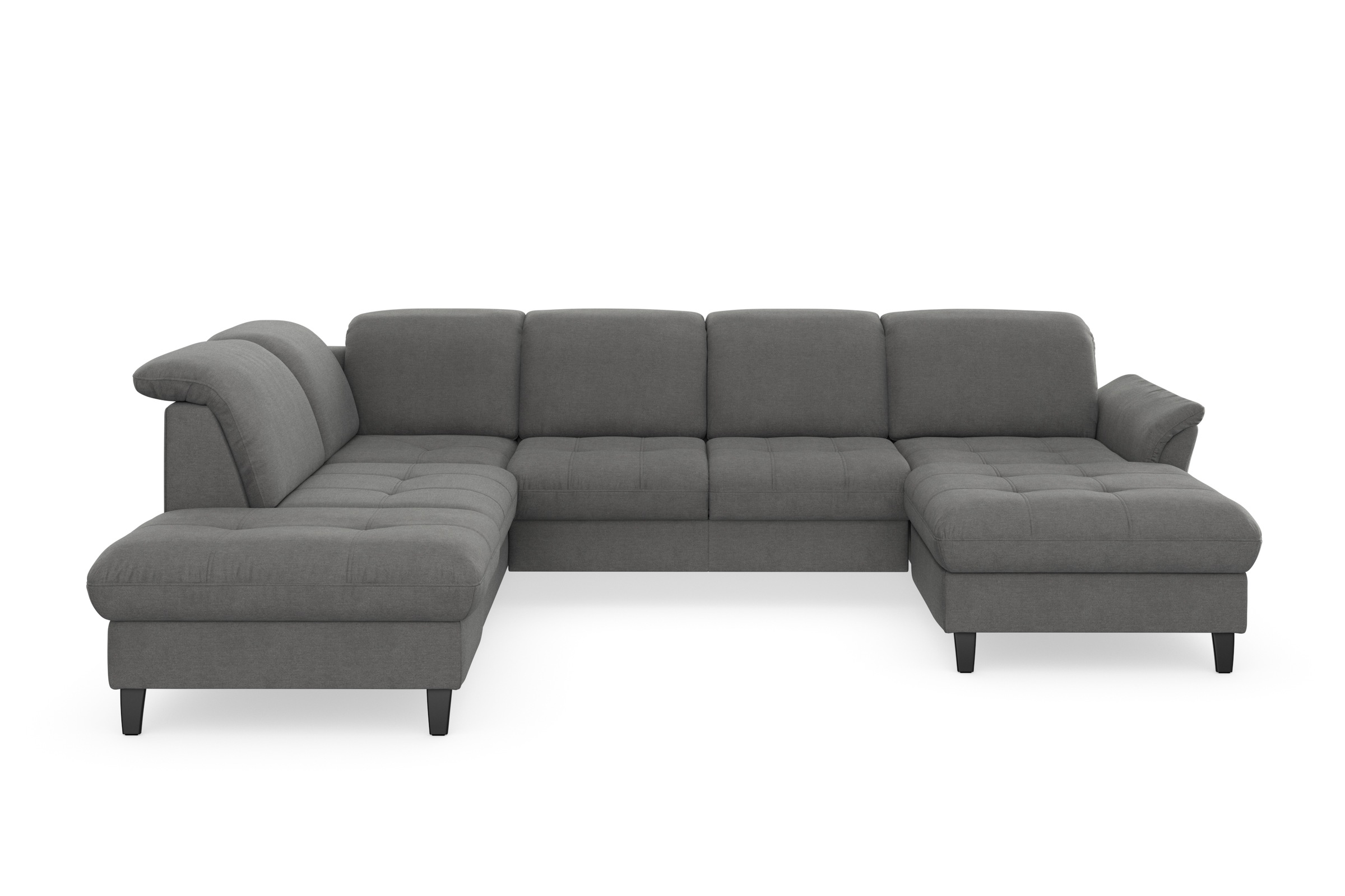 sit&more Wohnlandschaft »Maggiore U-Form«, wahlweise mit Kopfteilverstellung, Bettfunktion und Stauraum