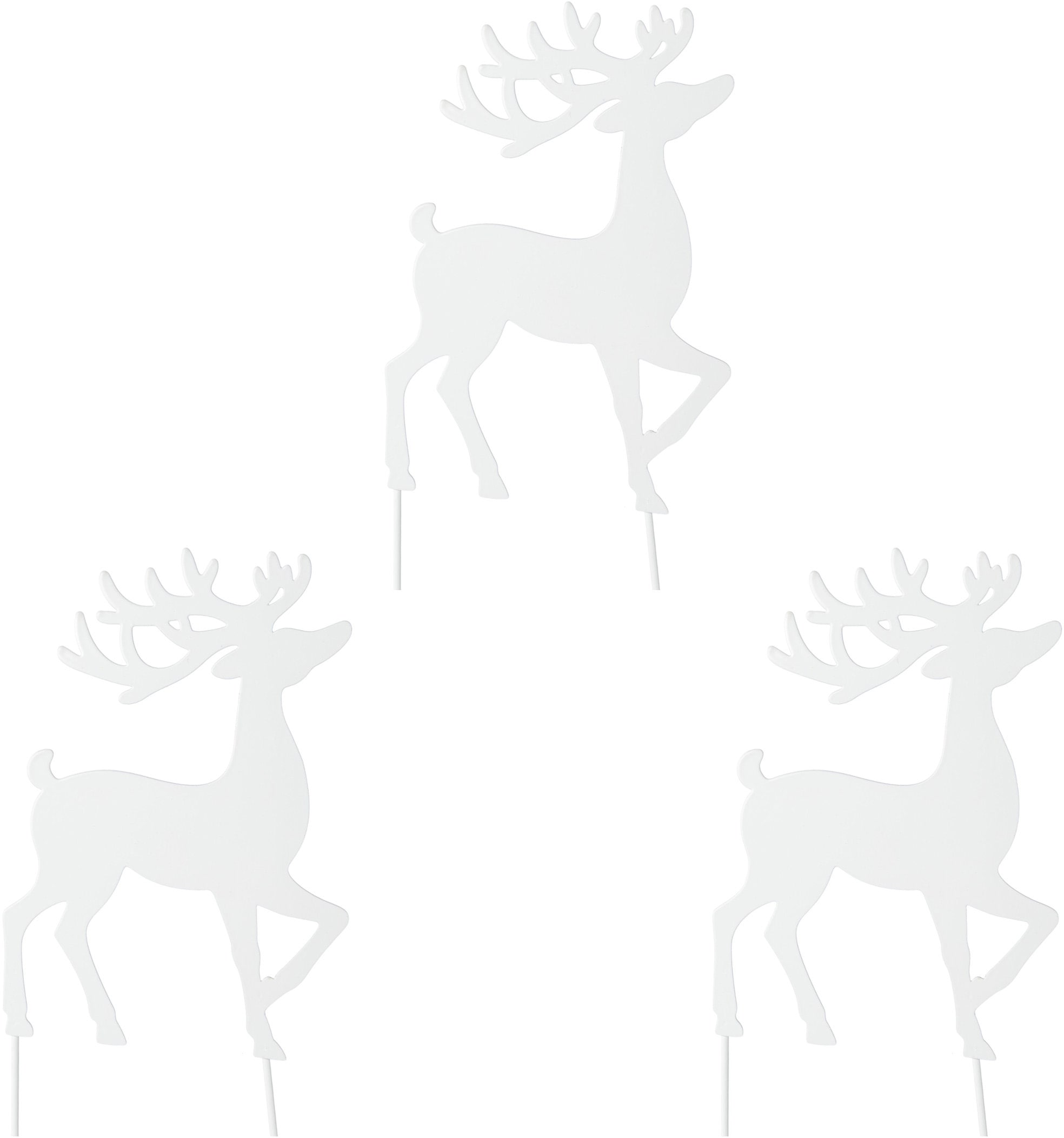 Creativ deco Weihnachtsfigur »Weihnachtsdeko« Hirsch zum Stecken günstig online kaufen