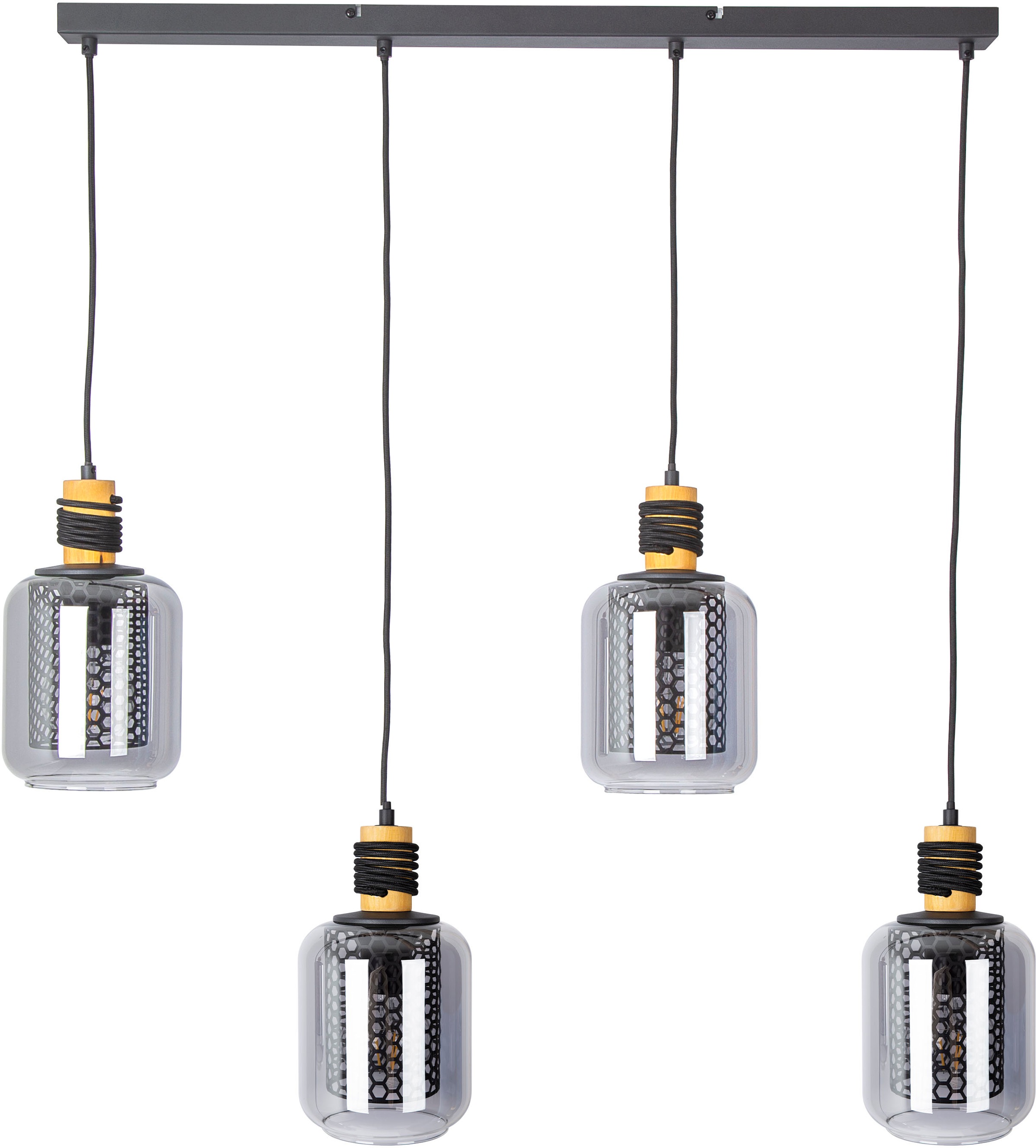 NOWA Hängeleuchte »ANDO« E27 1 Stk. Pendelleuchte, Hängelampe, Glas, Esstis günstig online kaufen