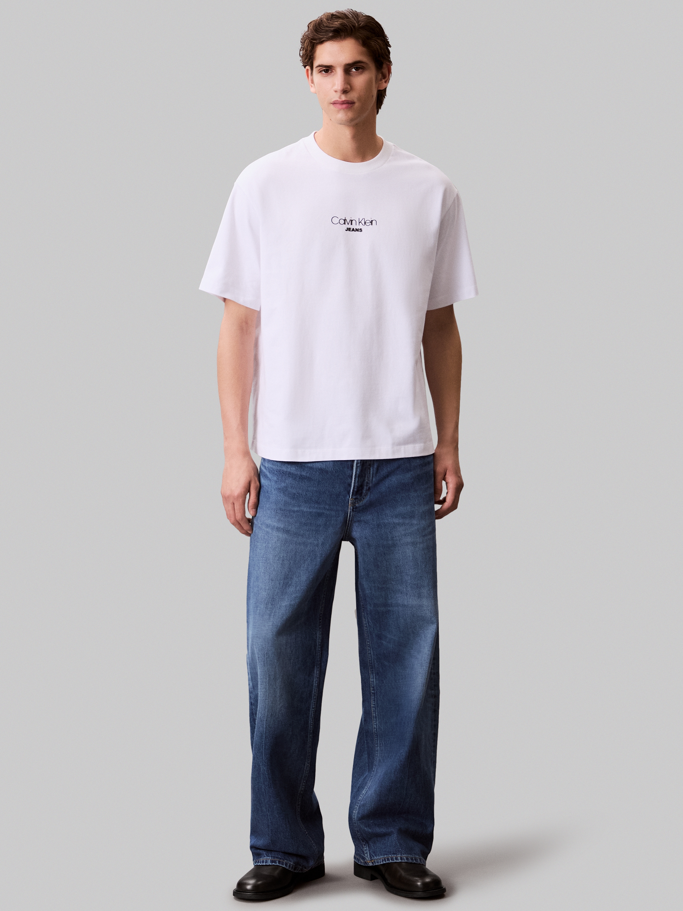 Calvin Klein Jeans T-Shirt Relaxed Fit, Rundhalsausschnitt, Logoprint