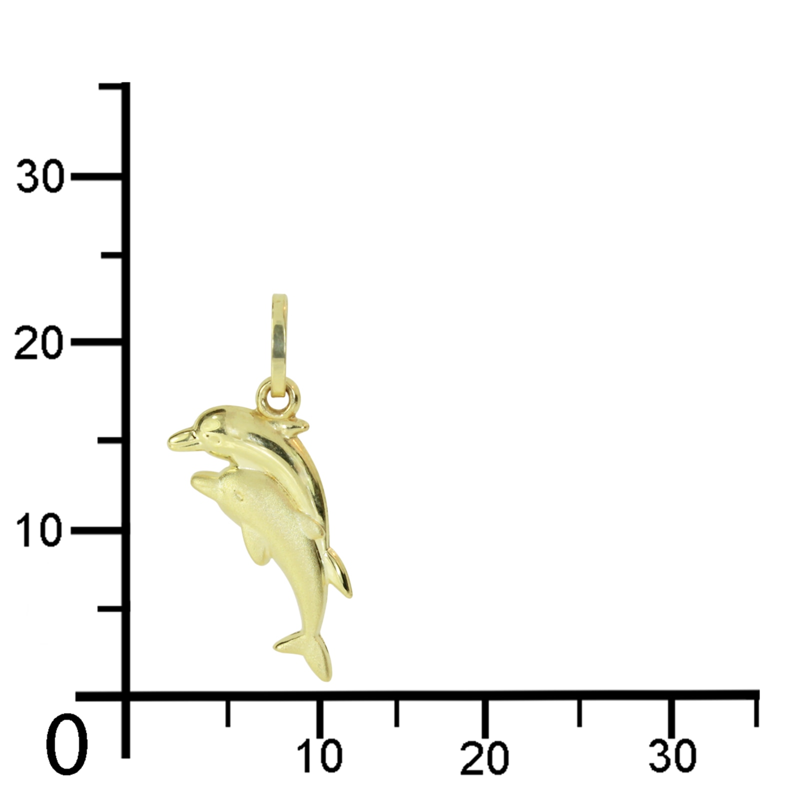 OSTSEE-SCHMUCK Kettenanhänger »Ostsee-Schmuck Anhänger Delphinpaar Anhänger Delphinpaar« 1 Stk. tlg.