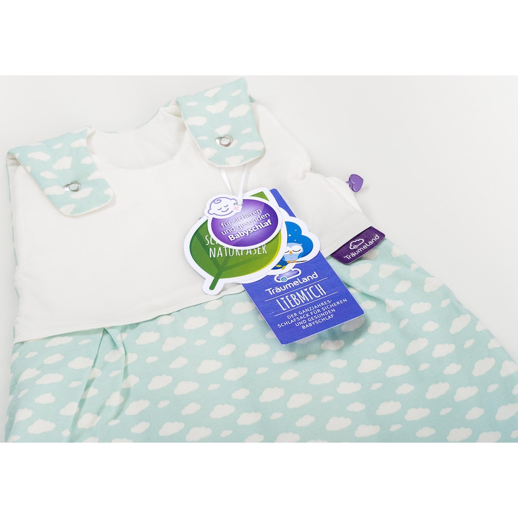 Träumeland Babyschlafsack »Set Wolke mint«, (Packung, 3 tlg., 3er-Pack)