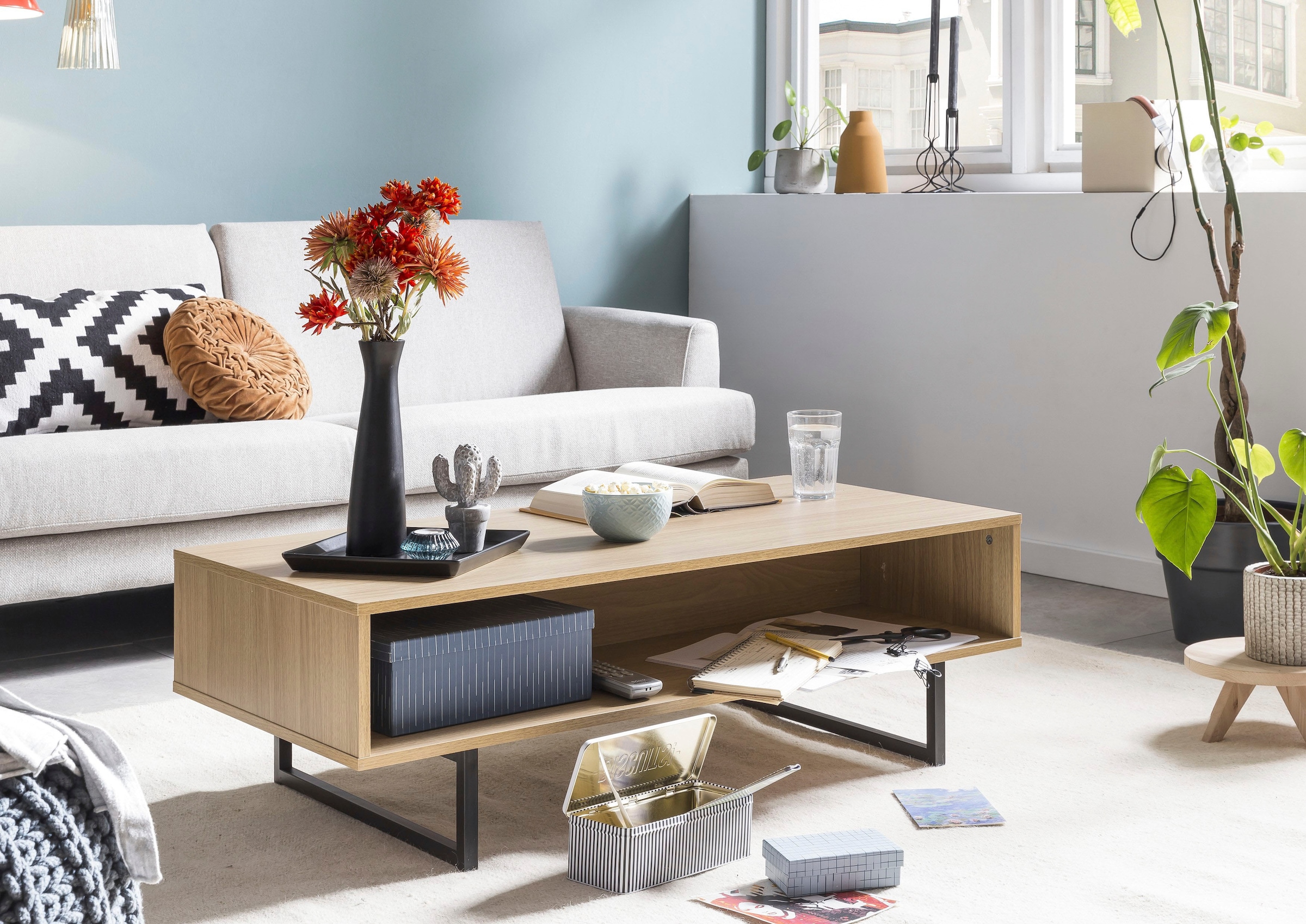 INOSIGN Couchtisch »Eileen«, Ablagetisch Eiche Dekor