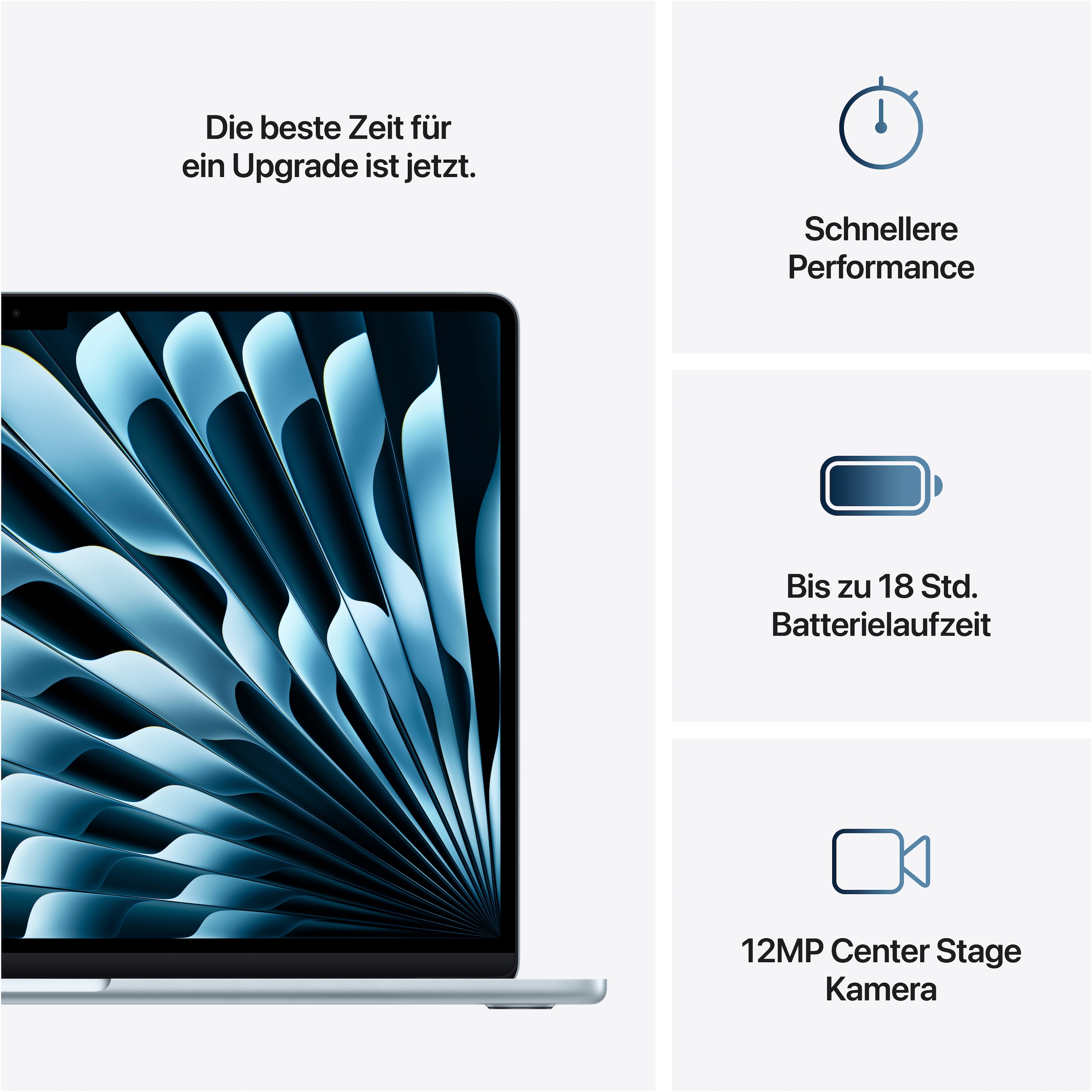 Apple Notebook »MacBook Air 15" (2025)«, 38,86 cm, / 15,3 Zoll, Apple, M4, 10-Core CPU, 256 GB SSD