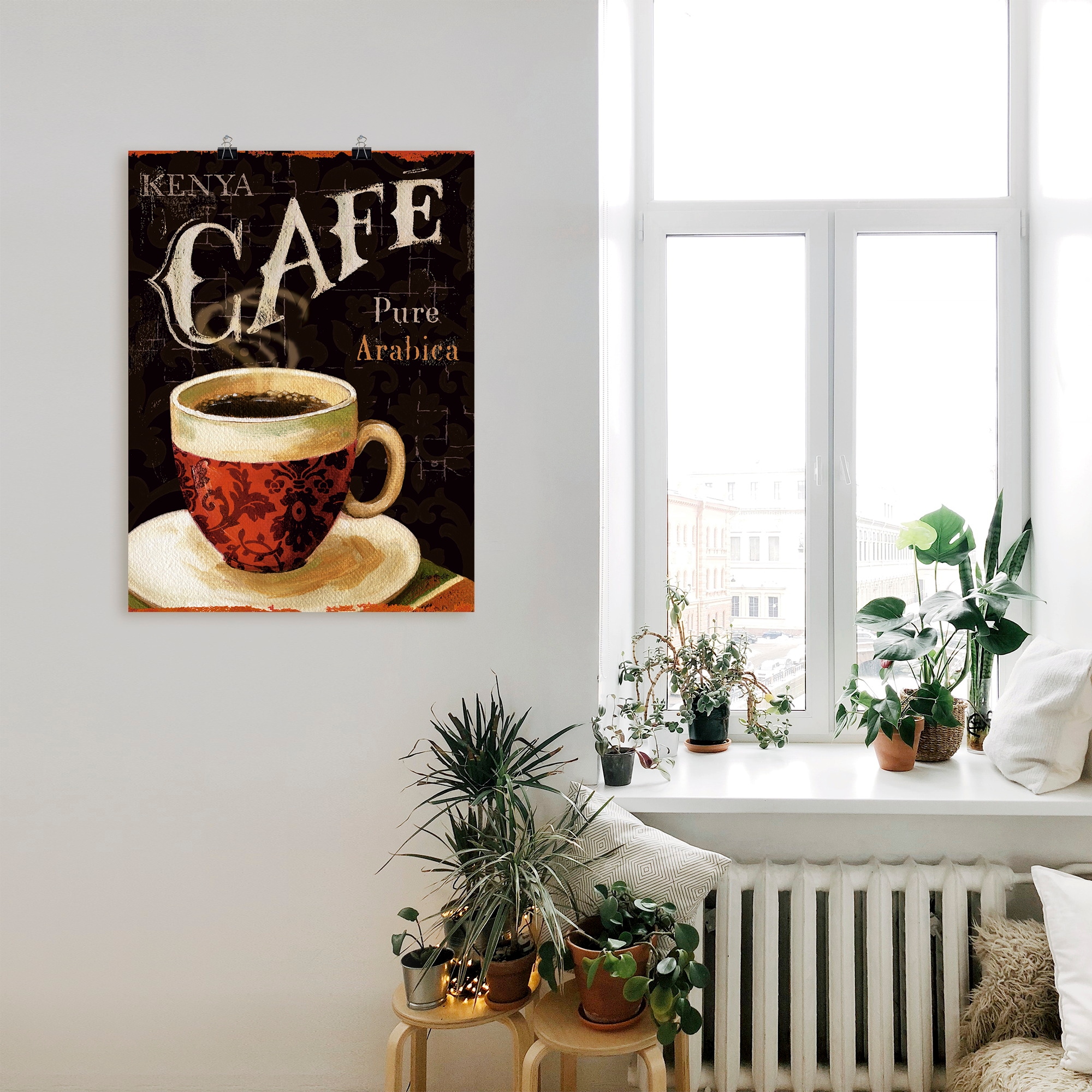 Artland Wandbild »Heutiger Kaffee I«, Getränke, (1 St.), als Leinwandbild, Poster in verschied. Größen