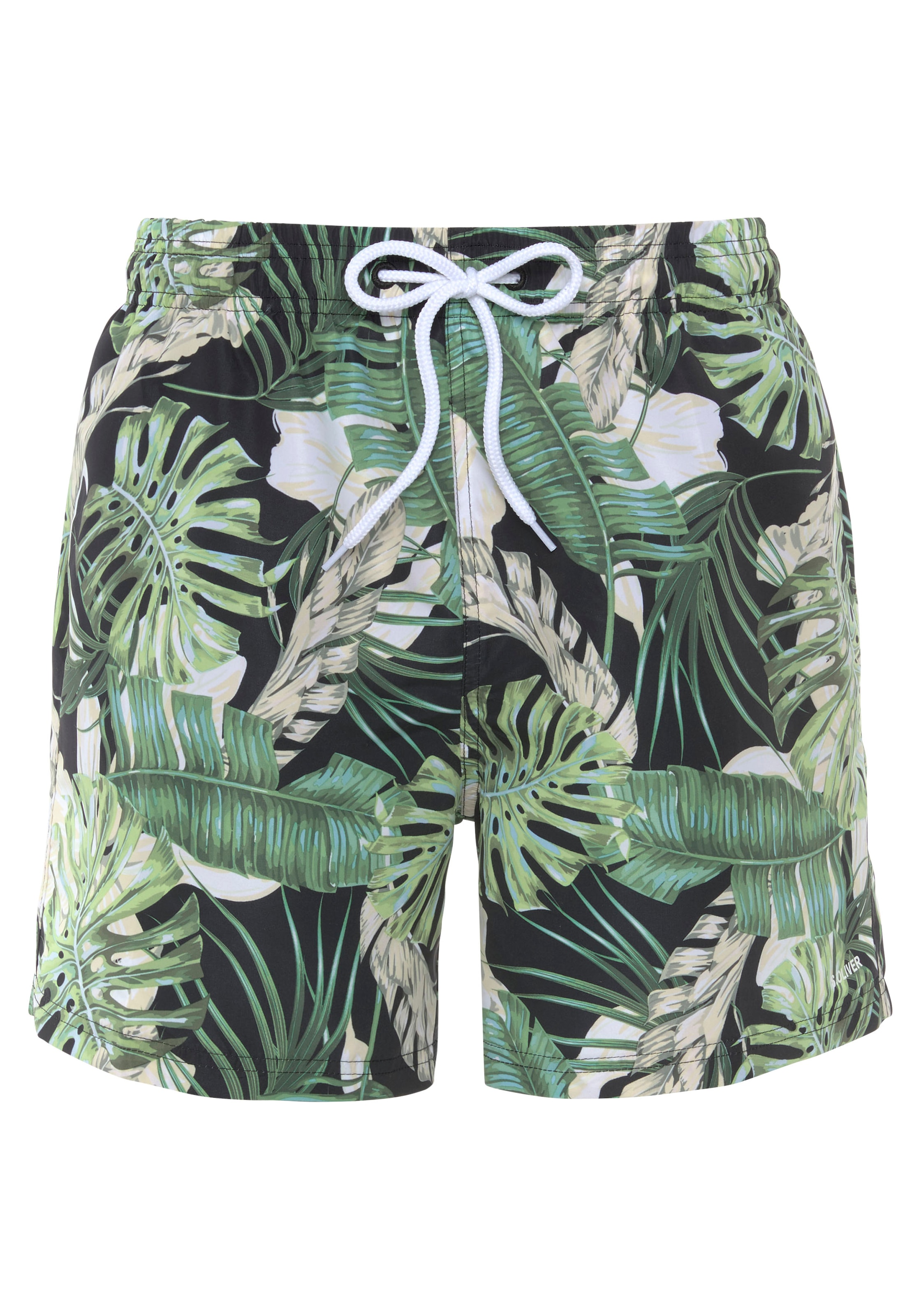 Bild von s.Oliver Badeshorts »Land«, im tropischen-Design