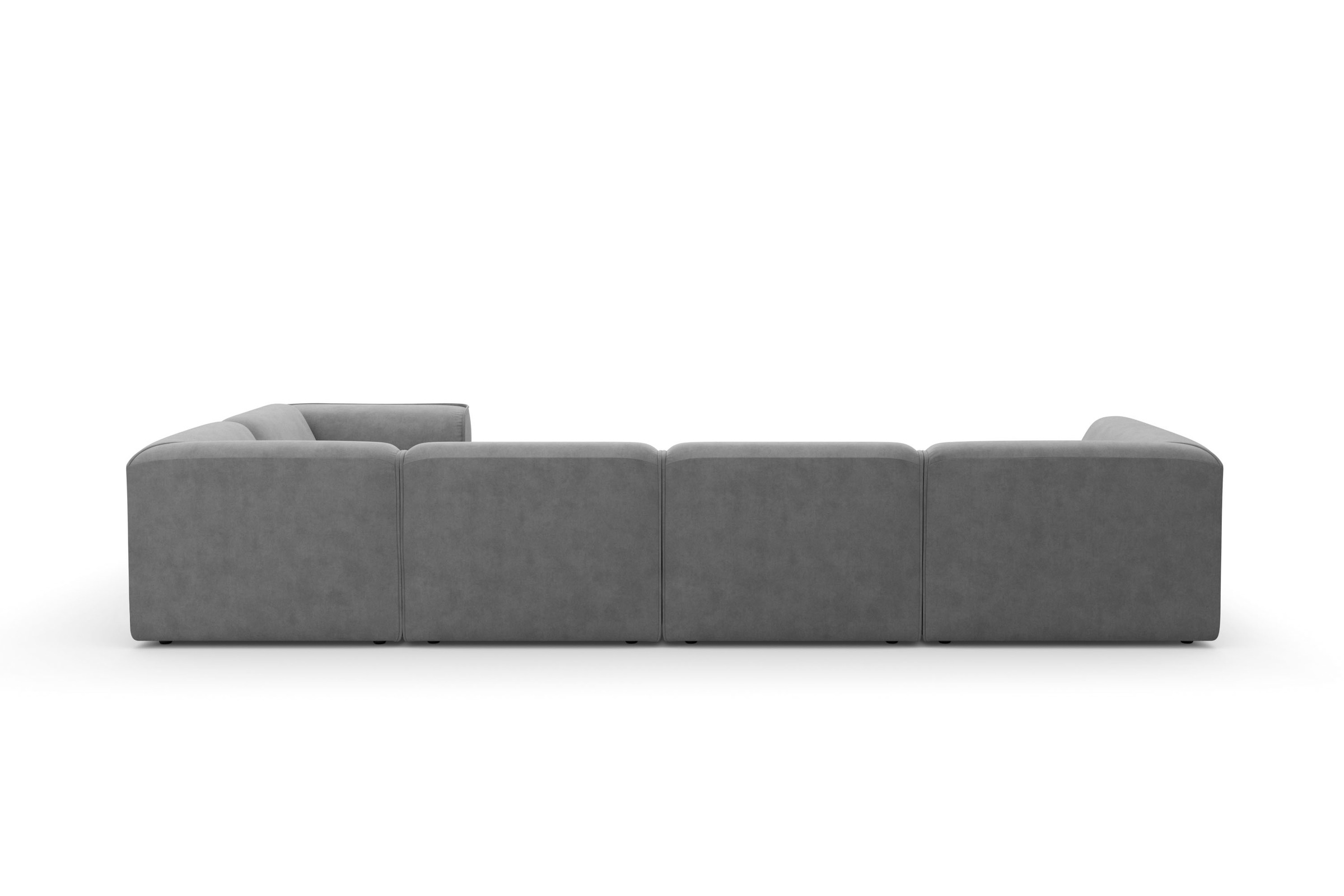 RAUM.ID Wohnlandschaft »Merid U-Form, jederzeit durch Module erweiterbar, B/T/H: 367/206/70 cm«, als Modul oder separat verwendbar, für individuelle Zusammenstellung