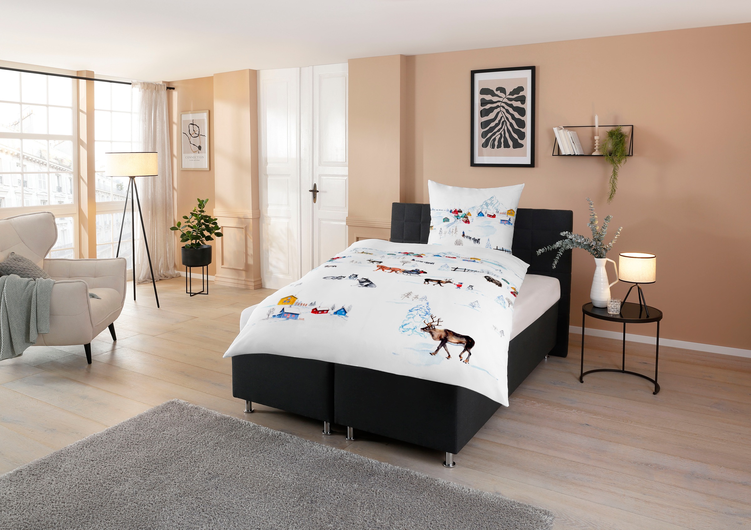 CASATEX Bettwäsche »Scanda« 2 Stk. tlg. skandinavisches Design, zauberhafte günstig online kaufen